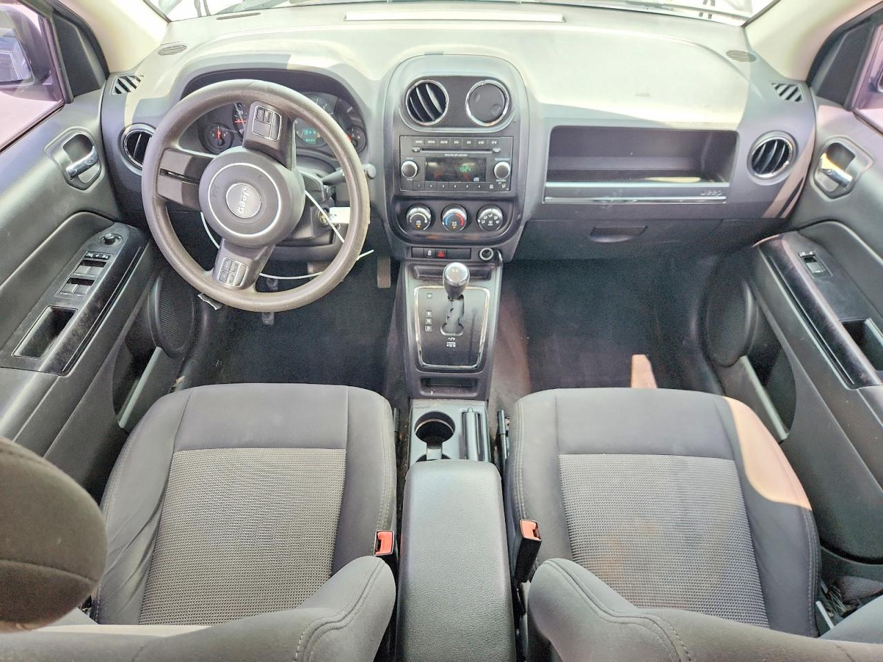 2012 Jeep Compass Sport Black vin: 1C4NJCBB6CD627009