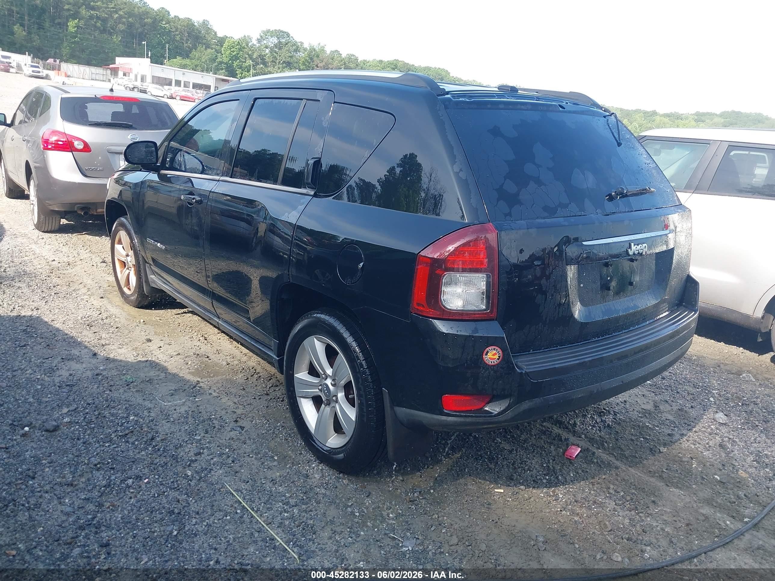 2014 Jeep Compass Sport Black vin: 1C4NJCBB6ED512669