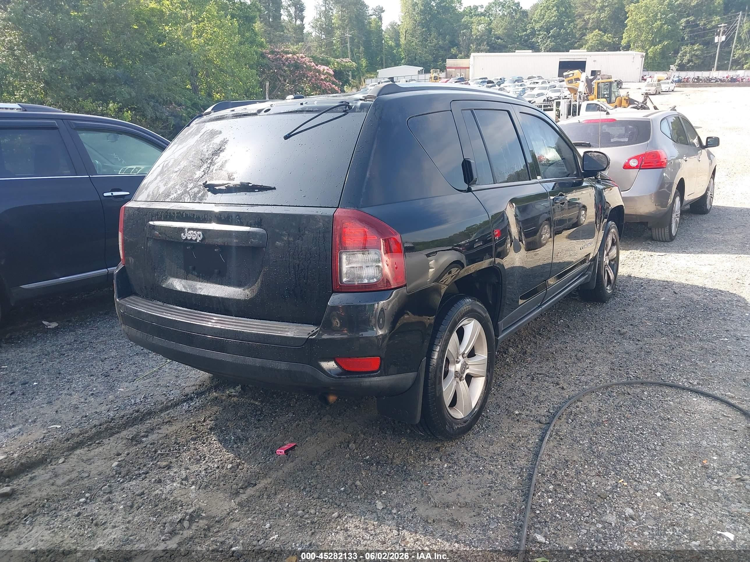 2014 Jeep Compass Sport Black vin: 1C4NJCBB6ED512669