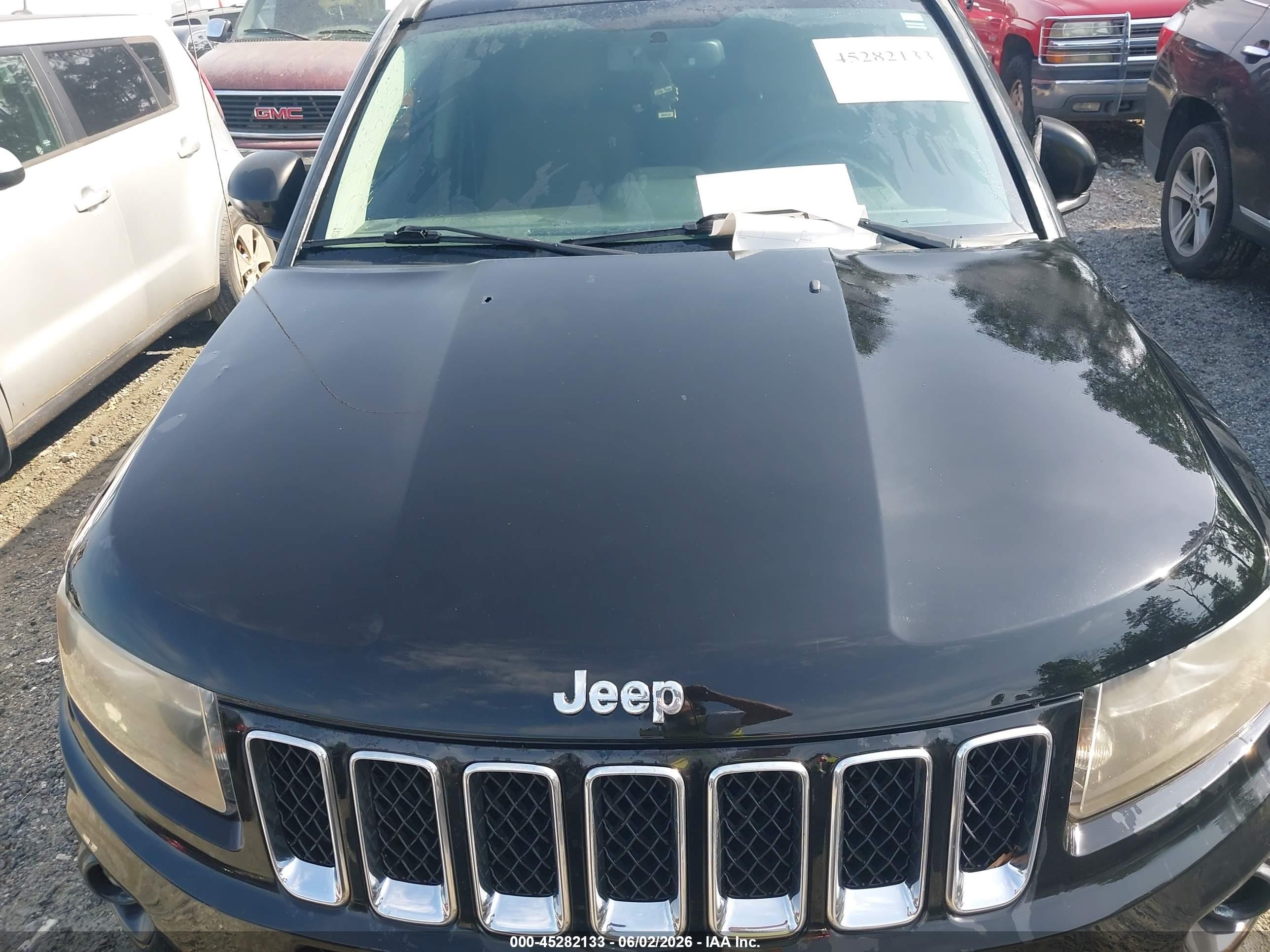 2014 Jeep Compass Sport Black vin: 1C4NJCBB6ED512669