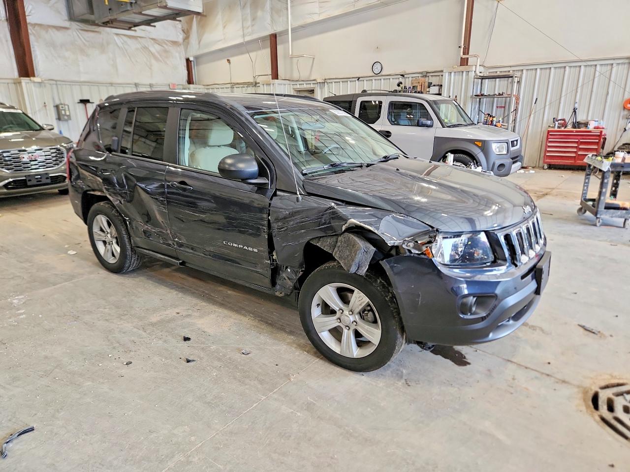 2015 Jeep Compass Sport Blue vin: 1C4NJCBB6FD144303