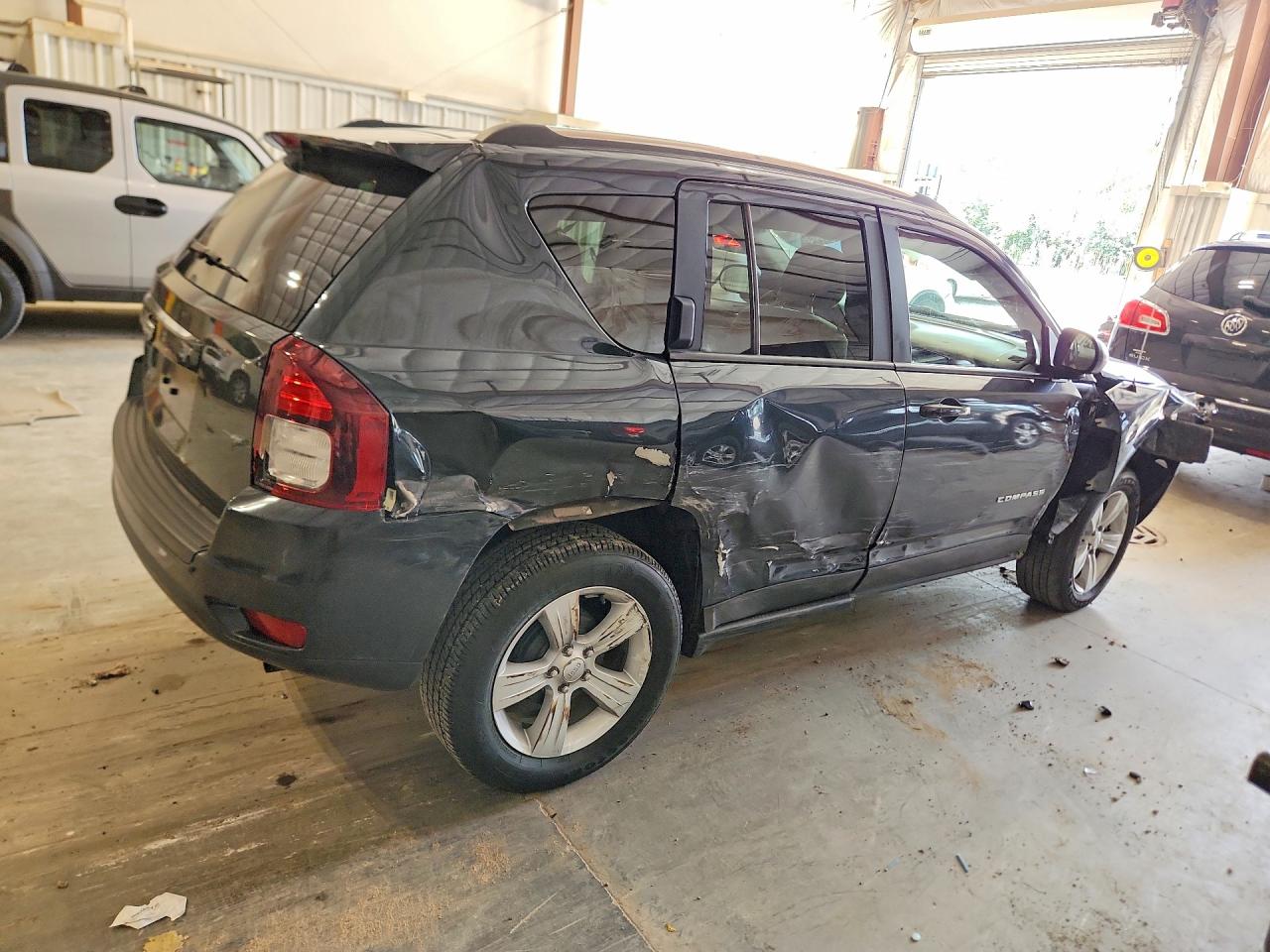 2015 Jeep Compass Sport Blue vin: 1C4NJCBB6FD144303