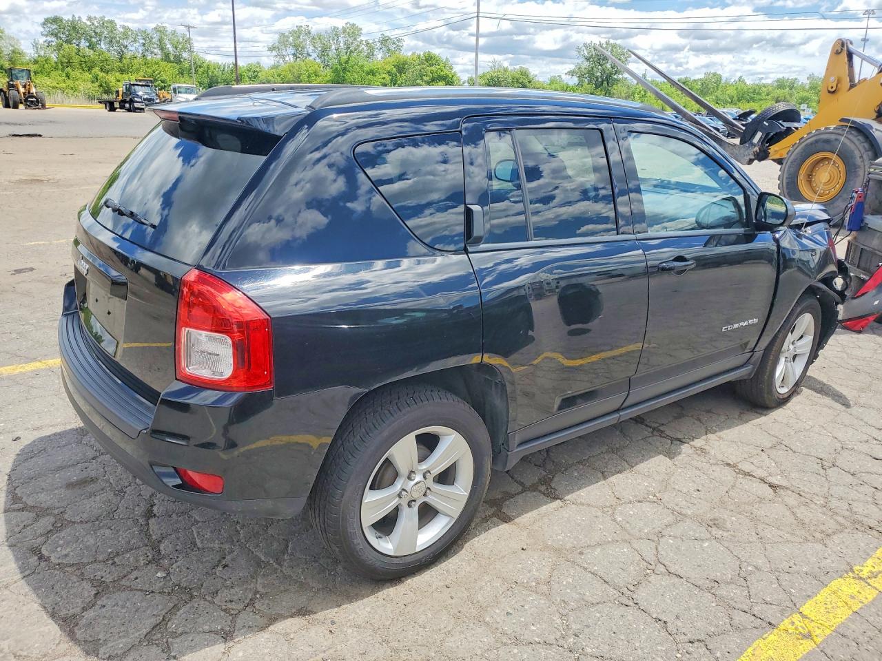 2012 Jeep Compass Sport Black vin: 1C4NJCBB7CD601261