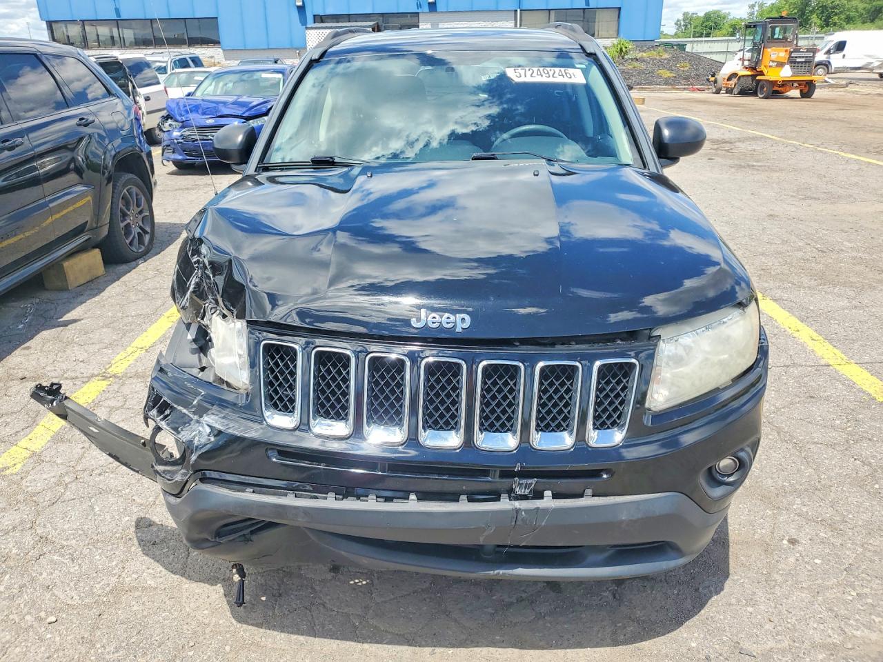 2012 Jeep Compass Sport Black vin: 1C4NJCBB7CD601261