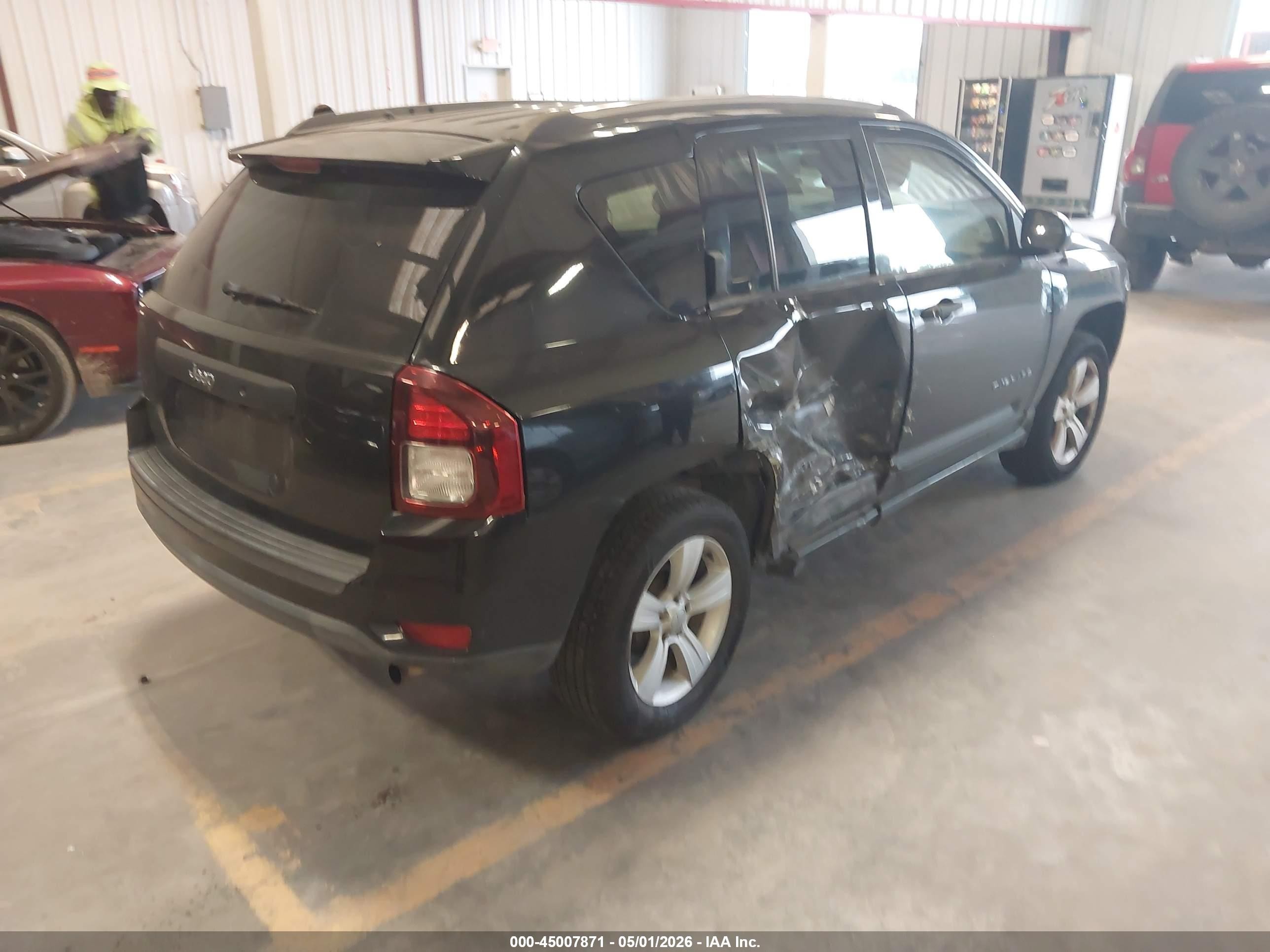 2015 Jeep Compass Sport Black vin: 1C4NJCBB7FD131429