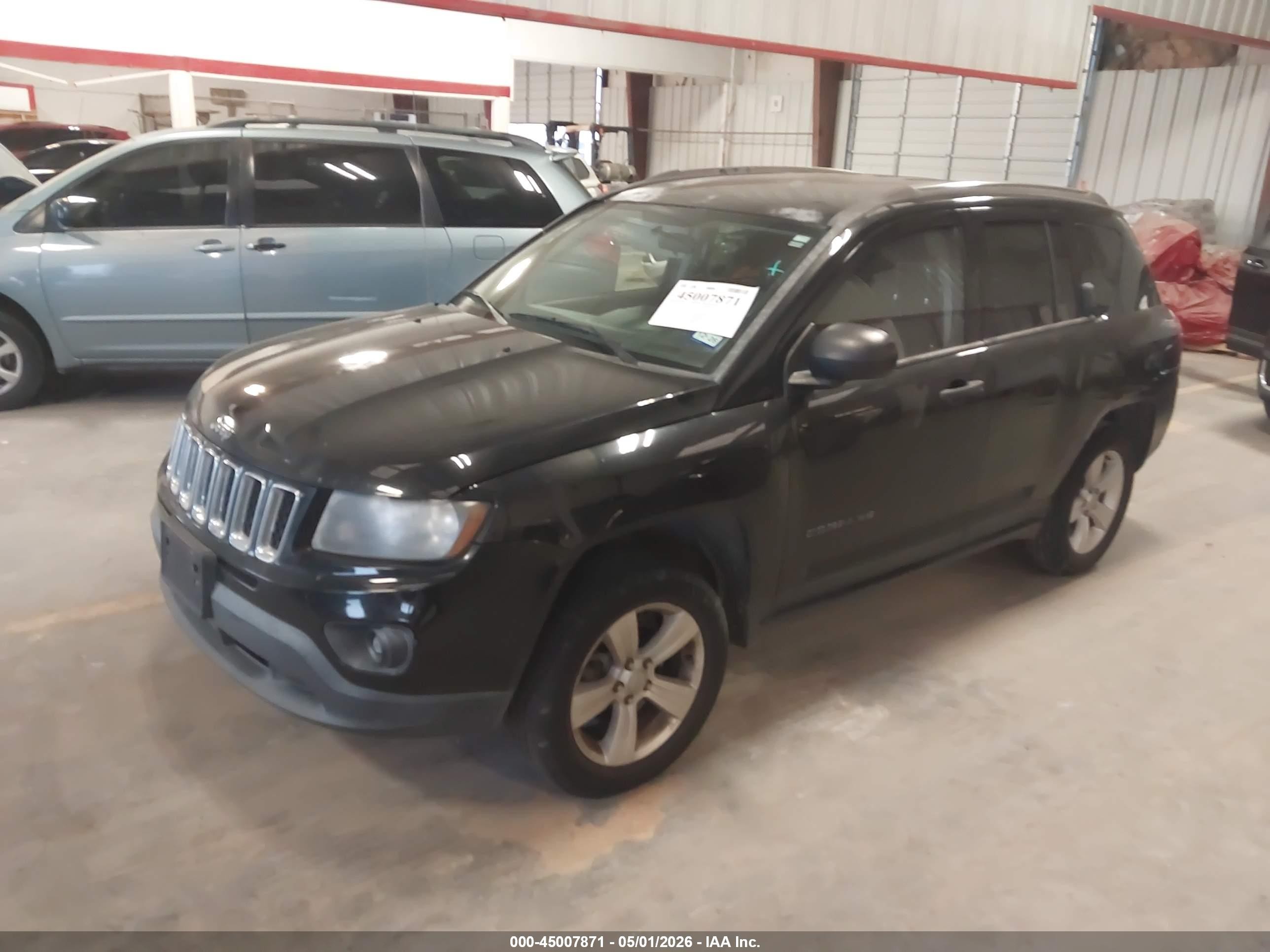 2015 Jeep Compass Sport Black vin: 1C4NJCBB7FD131429