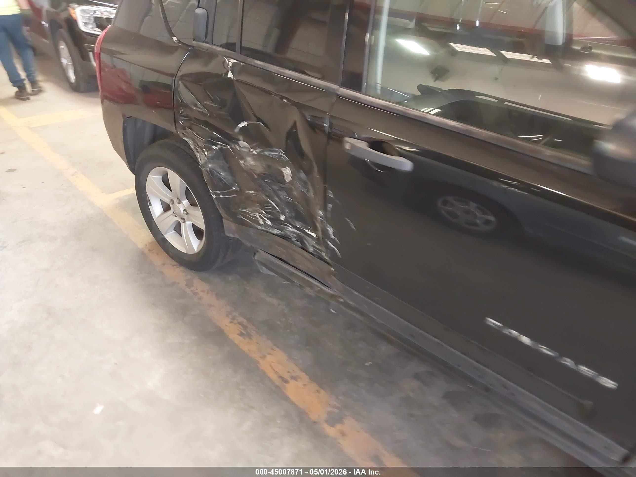2015 Jeep Compass Sport Black vin: 1C4NJCBB7FD131429