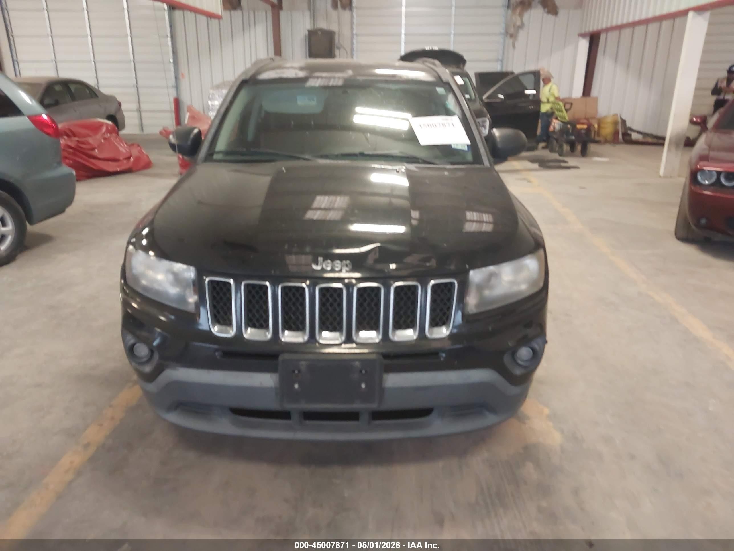 2015 Jeep Compass Sport Black vin: 1C4NJCBB7FD131429