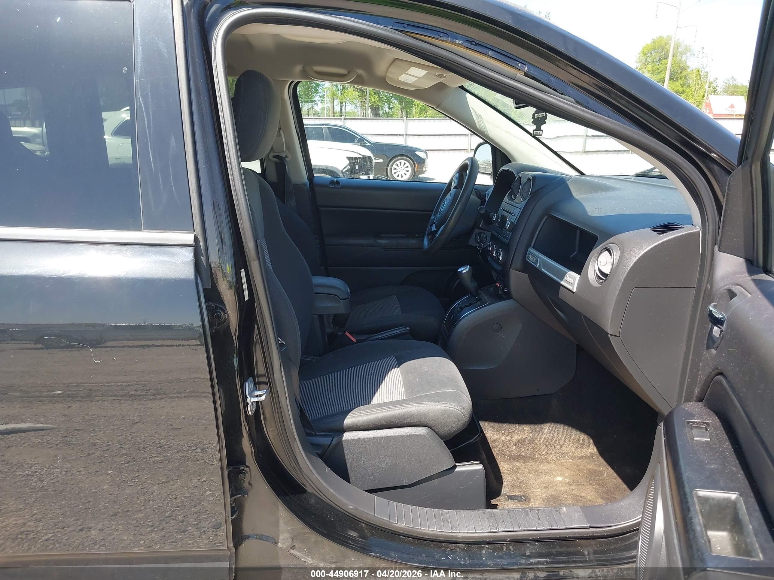 2015 Jeep Compass Sport Black vin: 1C4NJCBB7FD298230