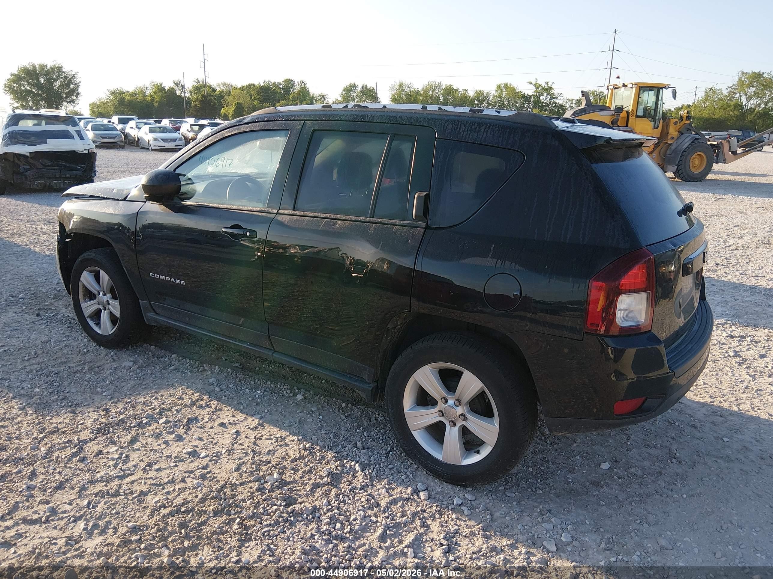 2015 Jeep Compass Sport Black vin: 1C4NJCBB7FD298230