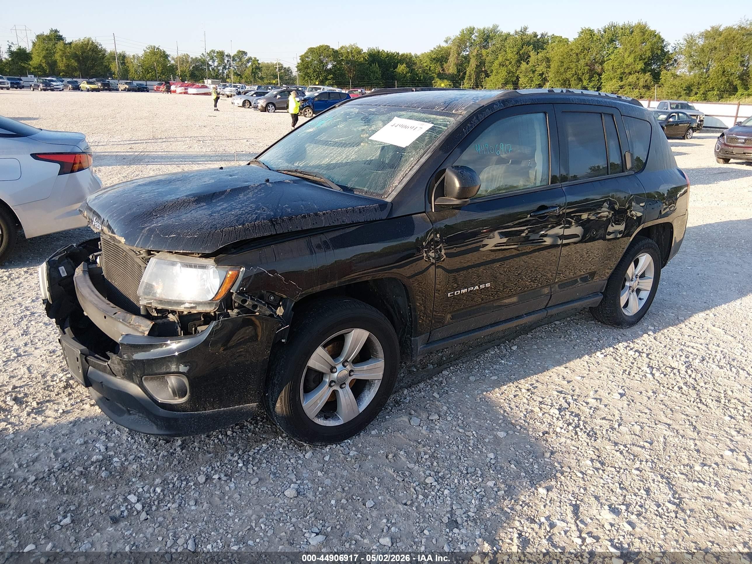 2015 Jeep Compass Sport Black vin: 1C4NJCBB7FD298230
