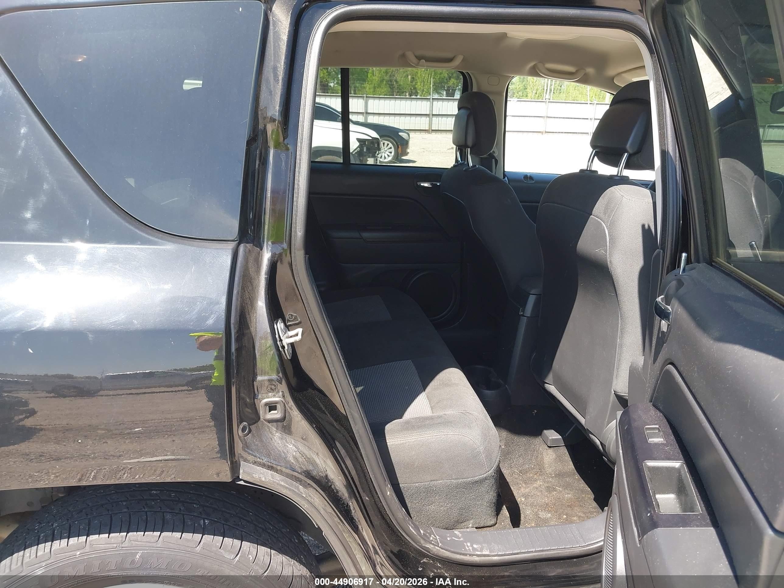 2015 Jeep Compass Sport Black vin: 1C4NJCBB7FD298230