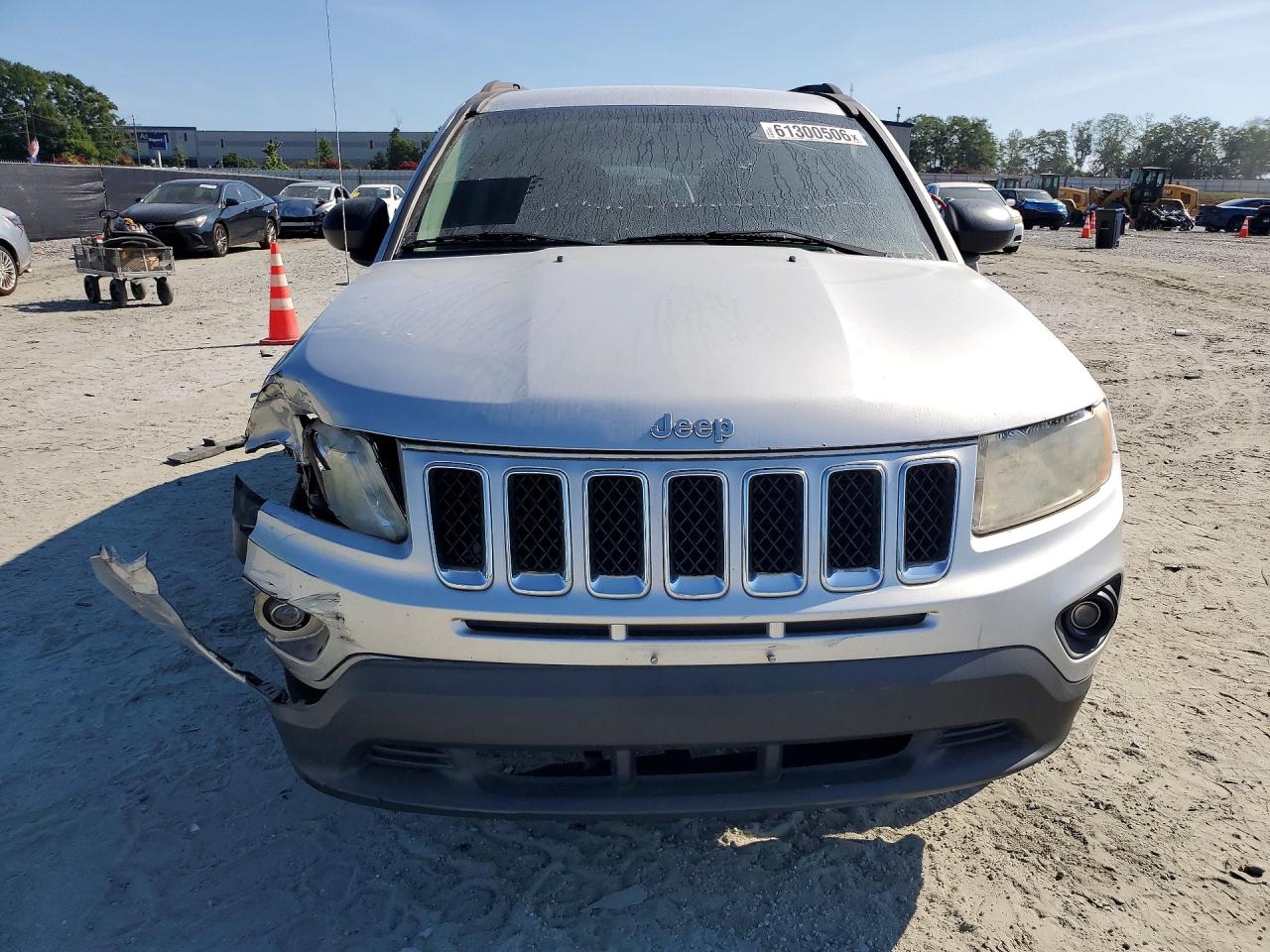 2012 Jeep Compass Sport Silver vin: 1C4NJCBB8CD719450