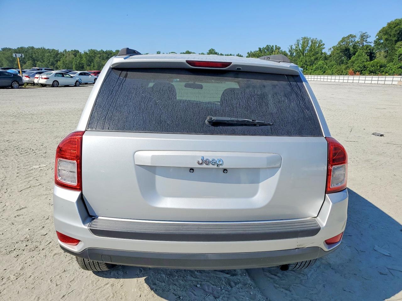 2012 Jeep Compass Sport Silver vin: 1C4NJCBB8CD719450
