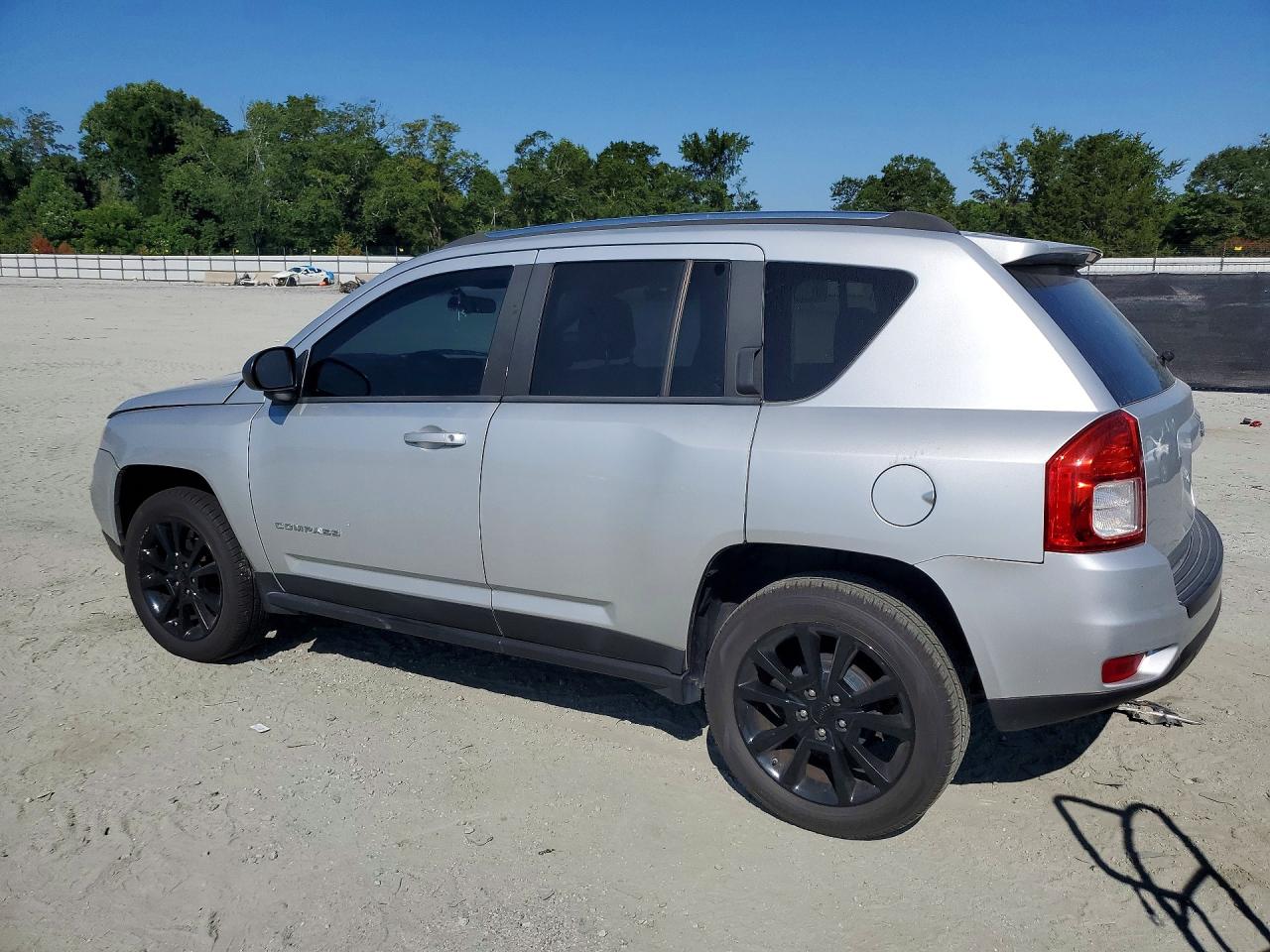 2012 Jeep Compass Sport Silver vin: 1C4NJCBB8CD719450