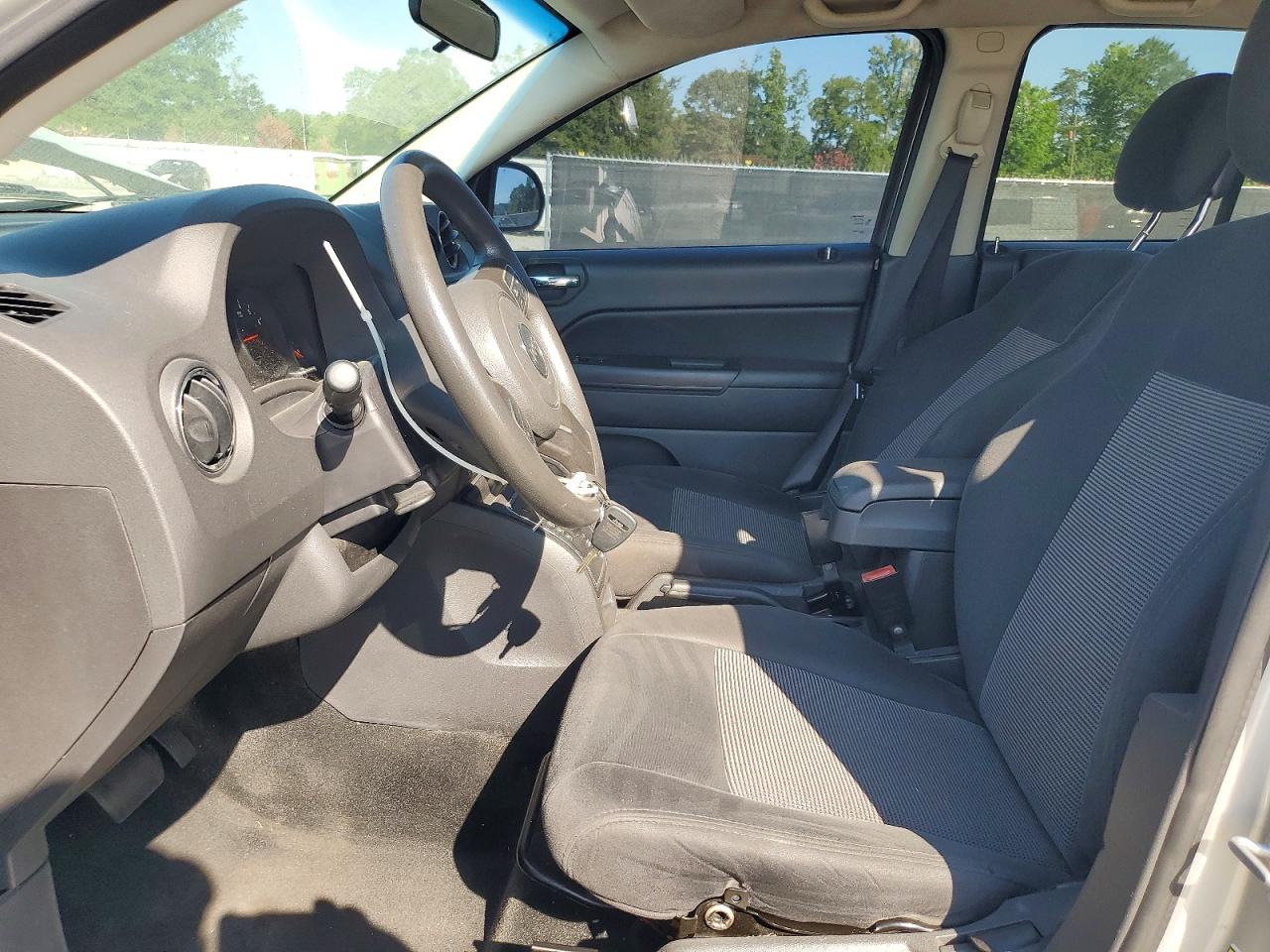 2012 Jeep Compass Sport Silver vin: 1C4NJCBB8CD719450
