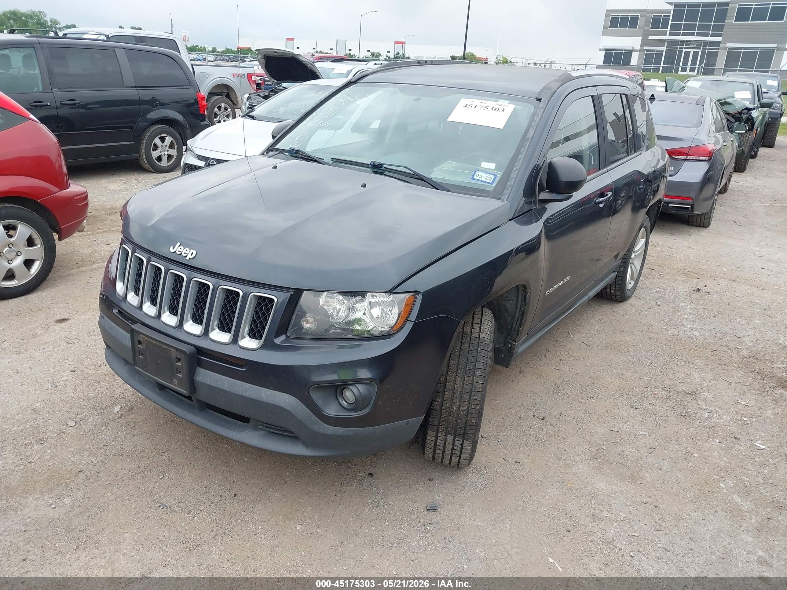 2015 Jeep Compass Sport Dark Blue vin: 1C4NJCBB8FD149955
