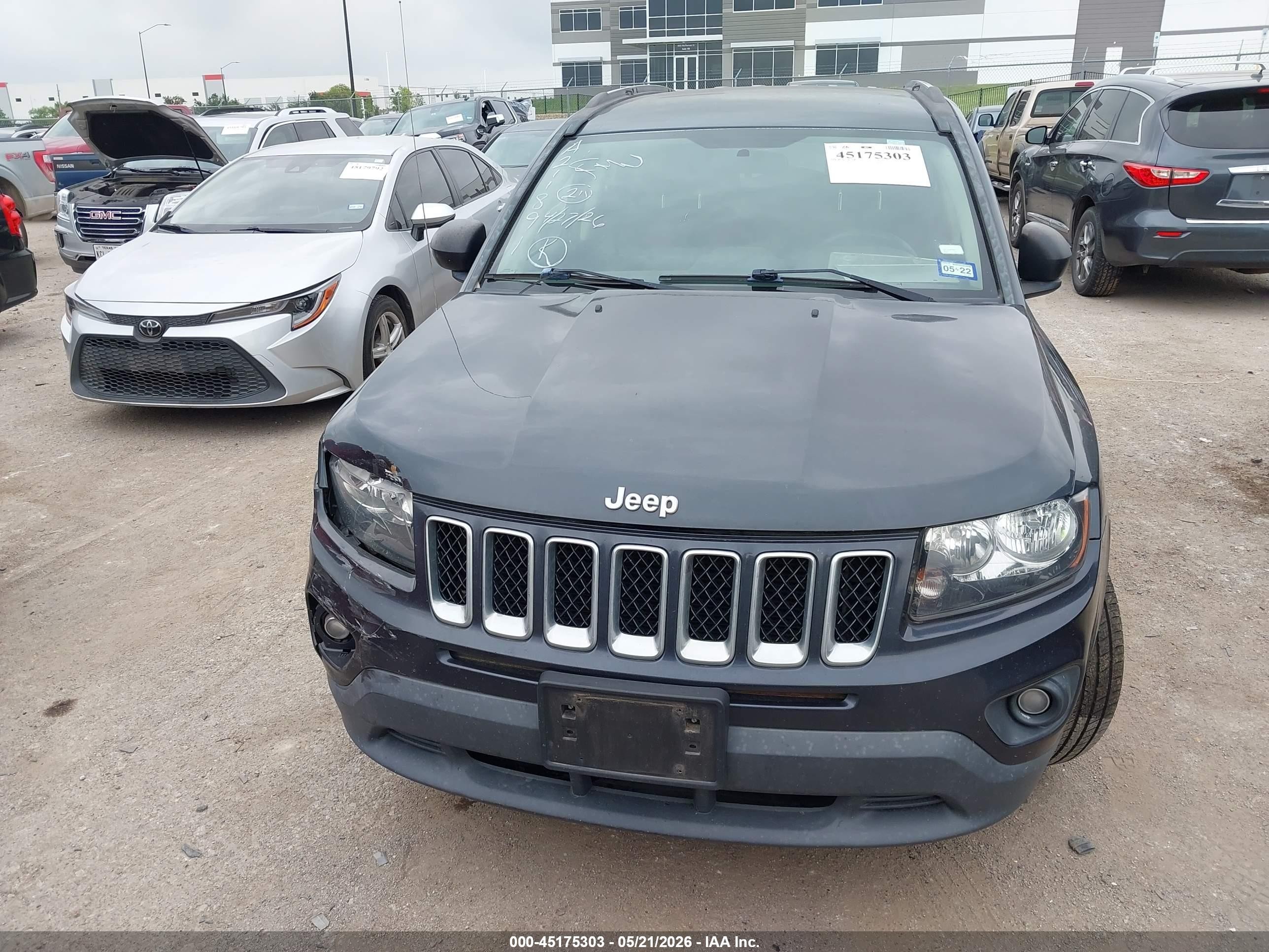 2015 Jeep Compass Sport Dark Blue vin: 1C4NJCBB8FD149955