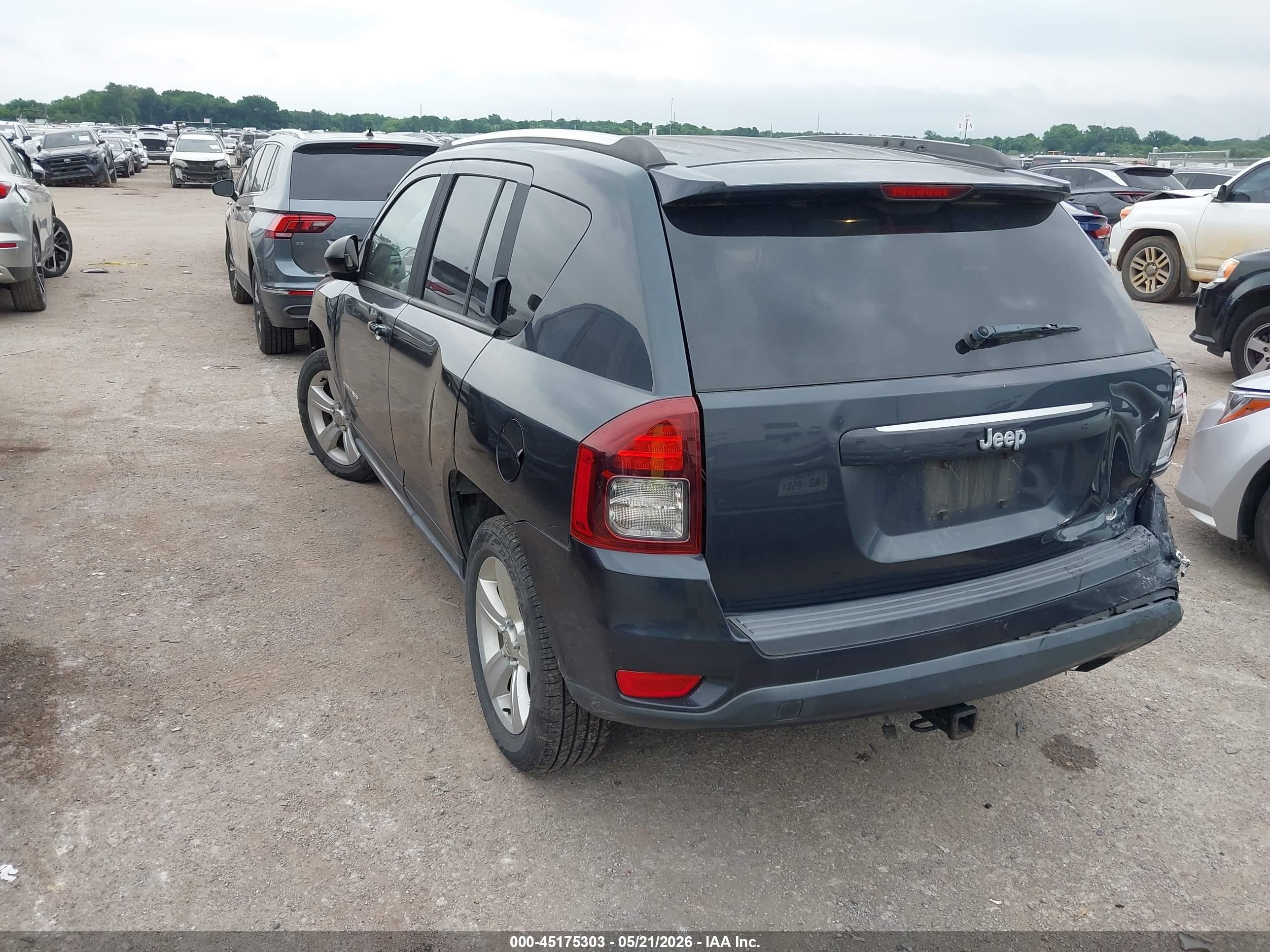 2015 Jeep Compass Sport Dark Blue vin: 1C4NJCBB8FD149955