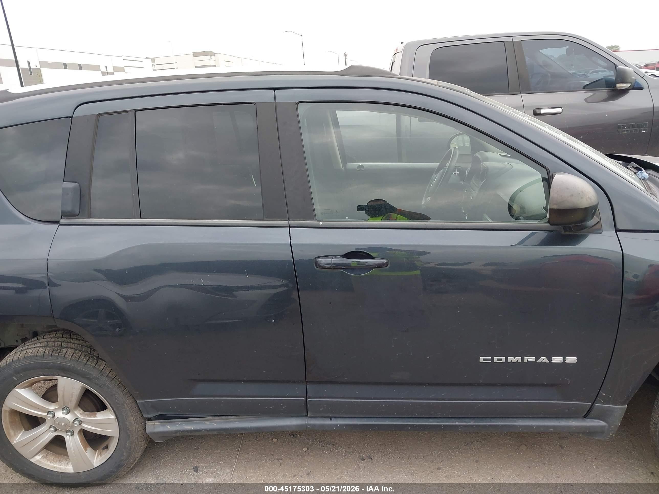 2015 Jeep Compass Sport Dark Blue vin: 1C4NJCBB8FD149955