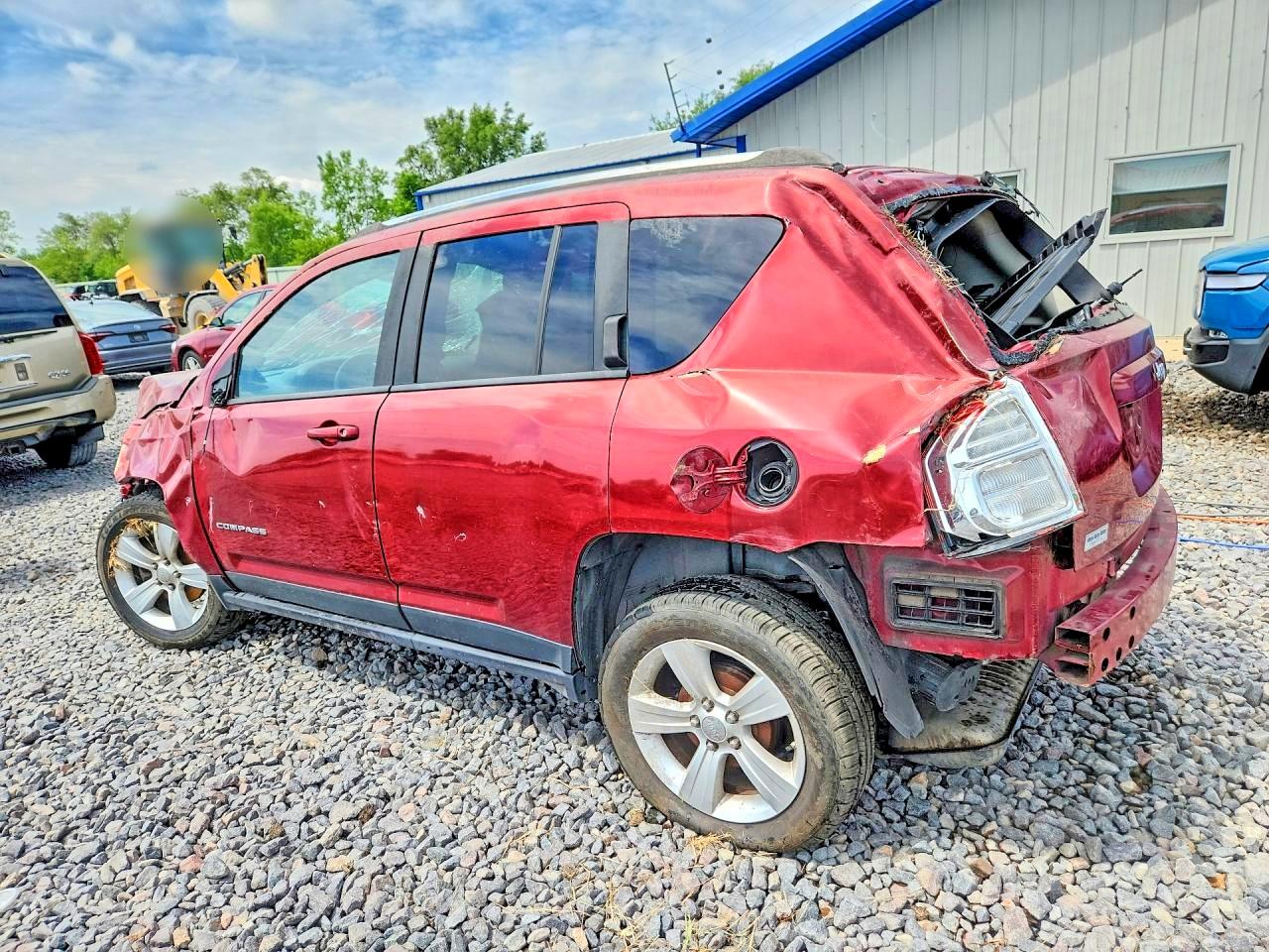 2012 Jeep Compass Sport Maroon vin: 1C4NJCBB9CD634312