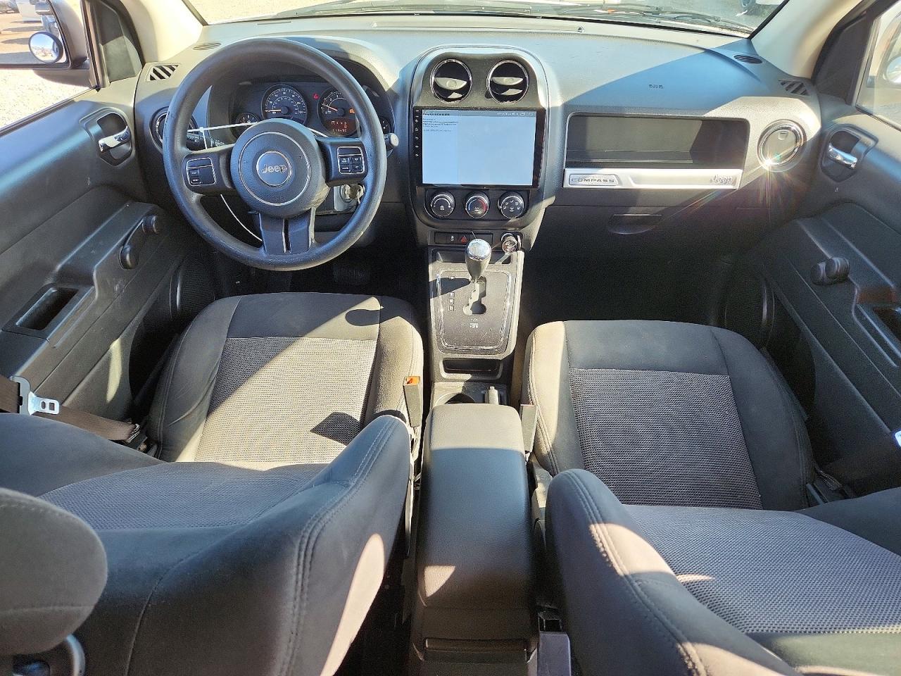 2014 Jeep Compass Sport White vin: 1C4NJCBB9ED537873