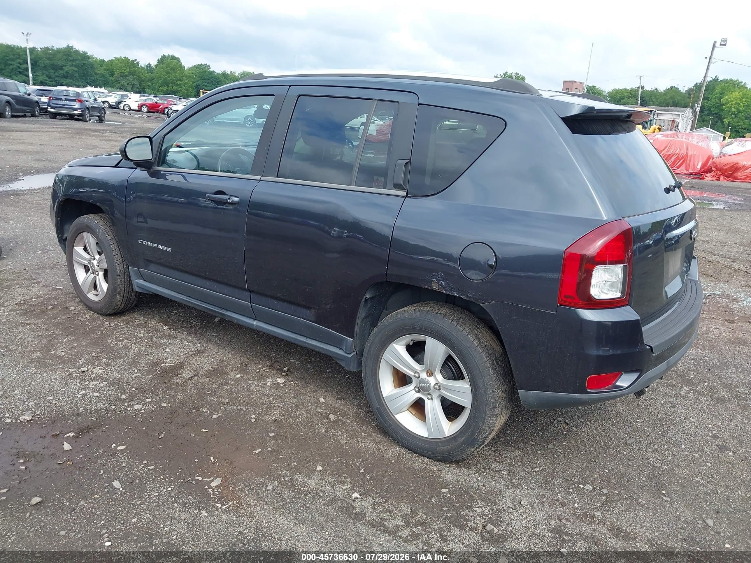 2014 Jeep Compass Sport Синий vin: 1C4NJCBB9ED582635