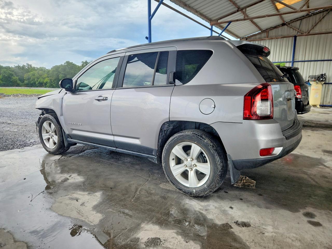 2015 Jeep Compass Sport Silver vin: 1C4NJCBB9FD192216