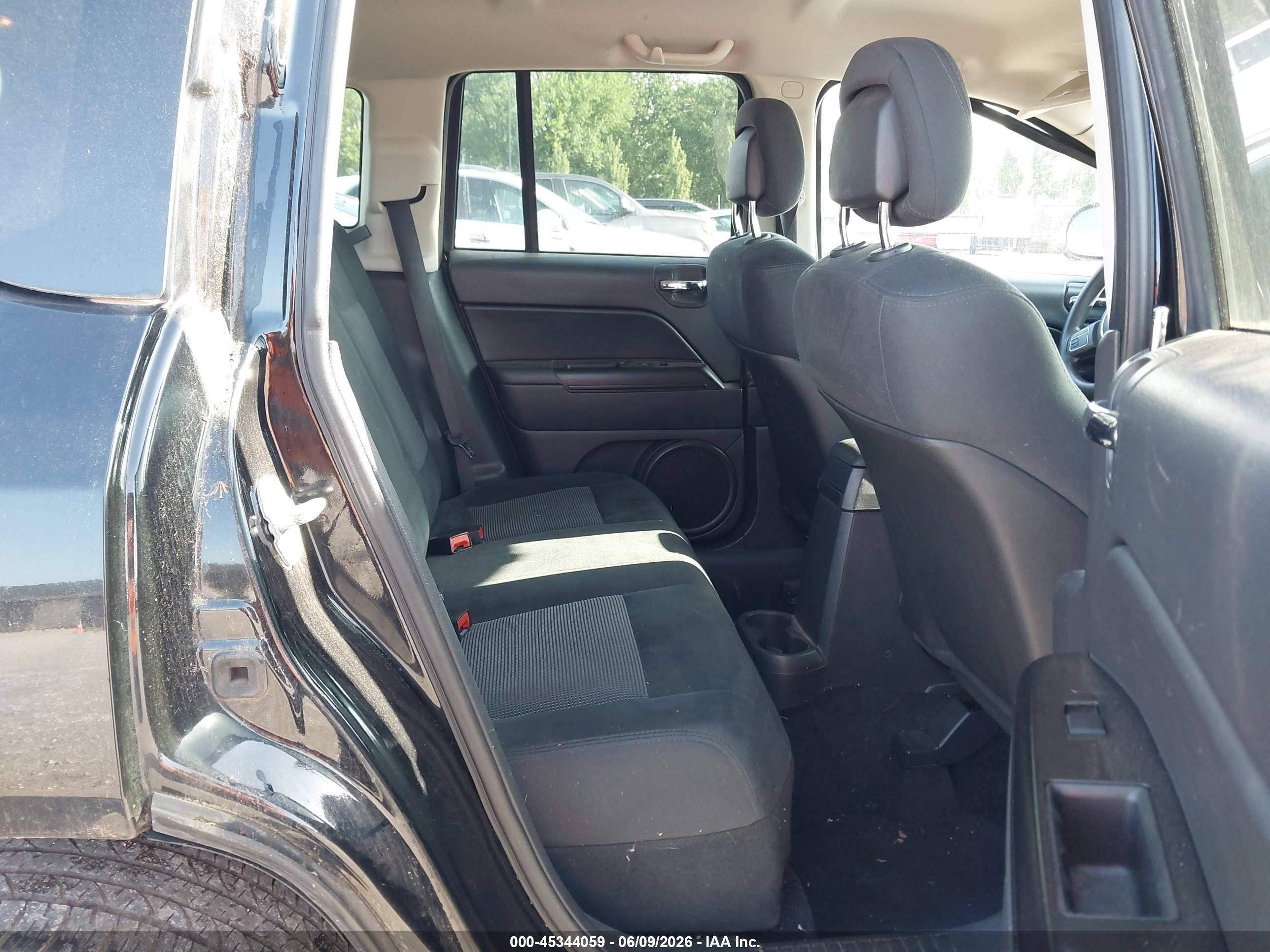 2013 Jeep Compass Sport Black vin: 1C4NJCBBXDD140946