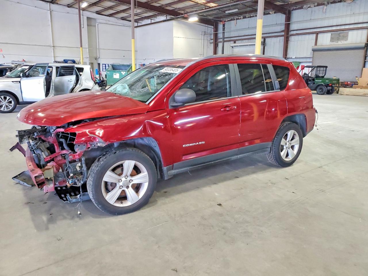 2013 Jeep Compass Sport Бордовый vin: 1C4NJCBBXDD255269