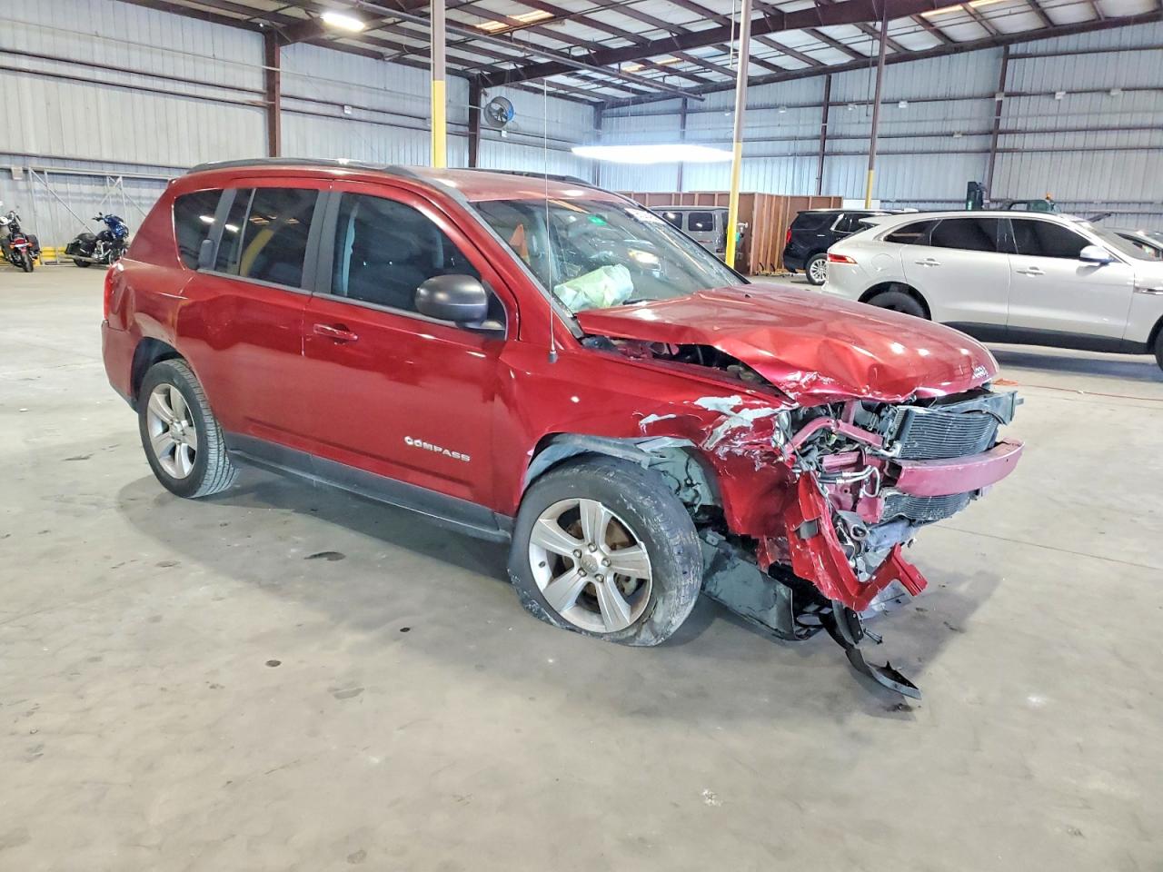 2013 Jeep Compass Sport Бордовый vin: 1C4NJCBBXDD255269