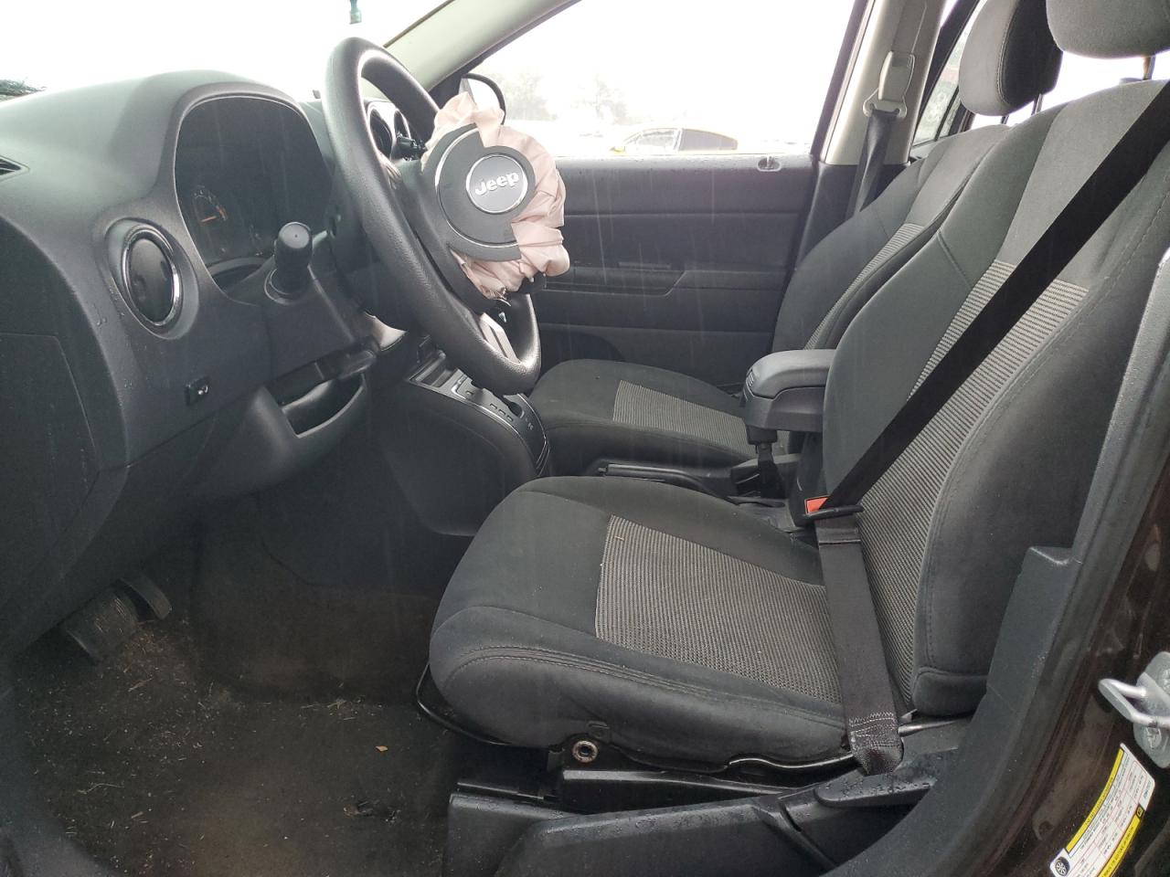 2014 Jeep Compass Sport Brown vin: 1C4NJCBBXED647377