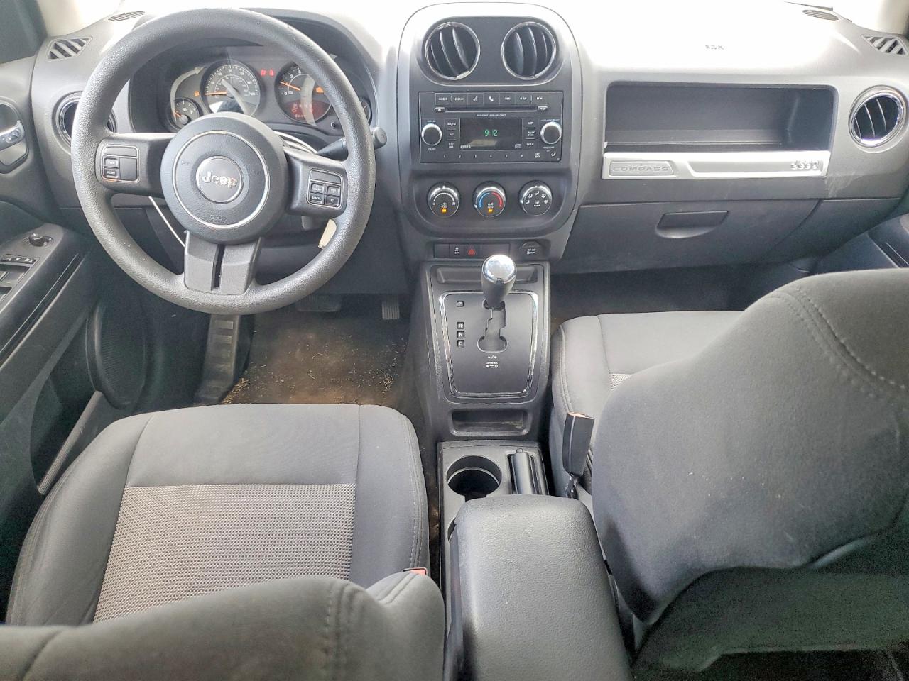 2015 Jeep Compass Sport Gray vin: 1C4NJCBBXFD246655