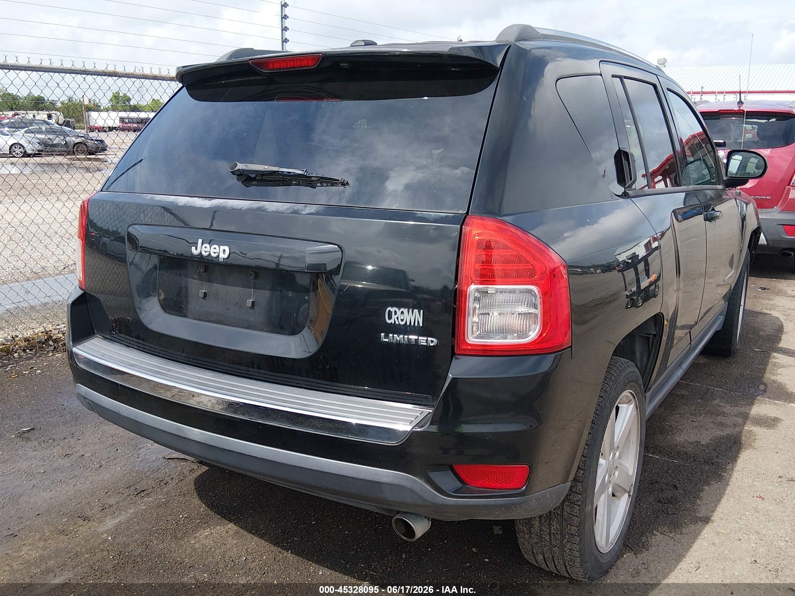 2013 Jeep Compass Limited Black vin: 1C4NJCCB0DD191547