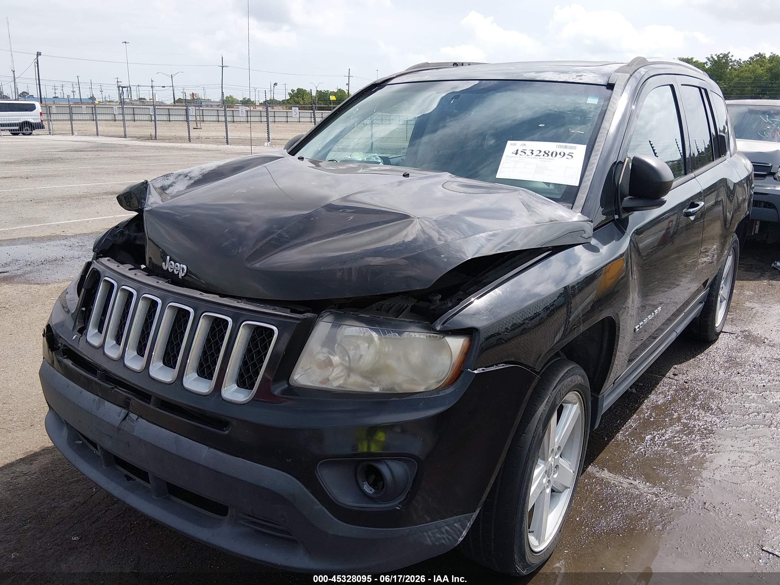 2013 Jeep Compass Limited Black vin: 1C4NJCCB0DD191547