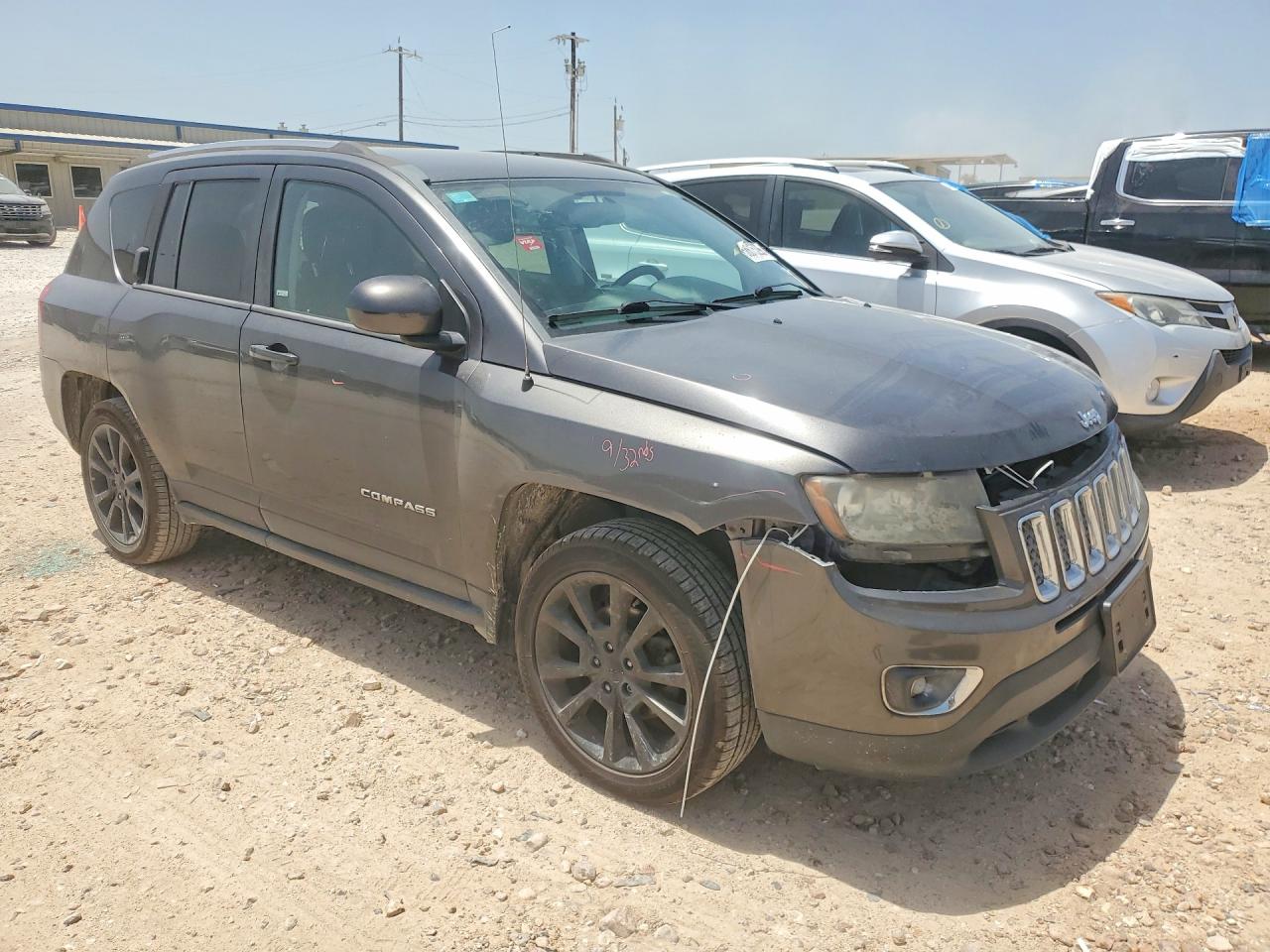 2014 Jeep Compass Limited Gray vin: 1C4NJCCB2ED794288