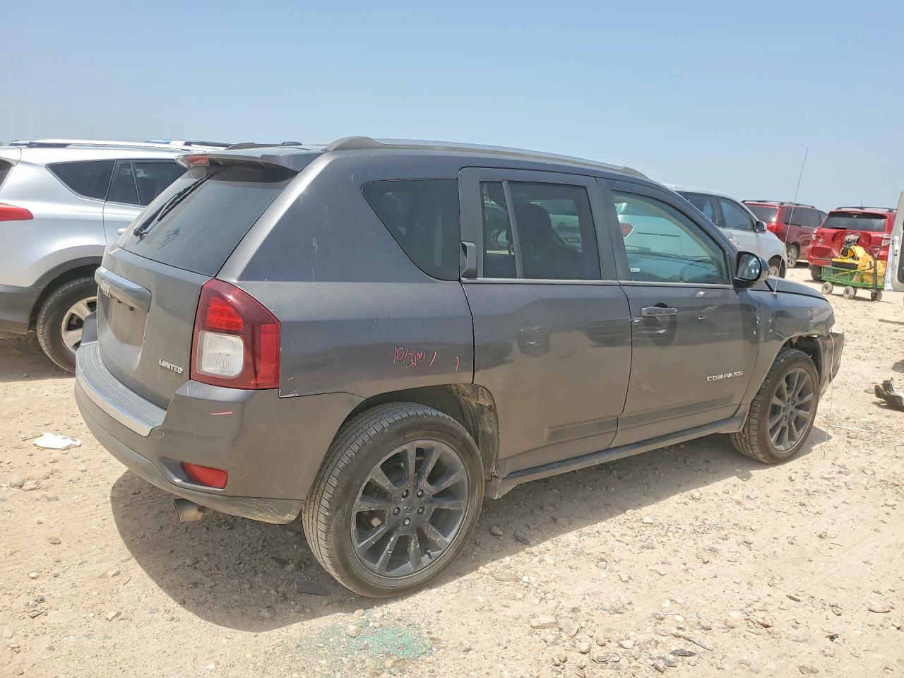 2014 Jeep Compass Limited Gray vin: 1C4NJCCB2ED794288