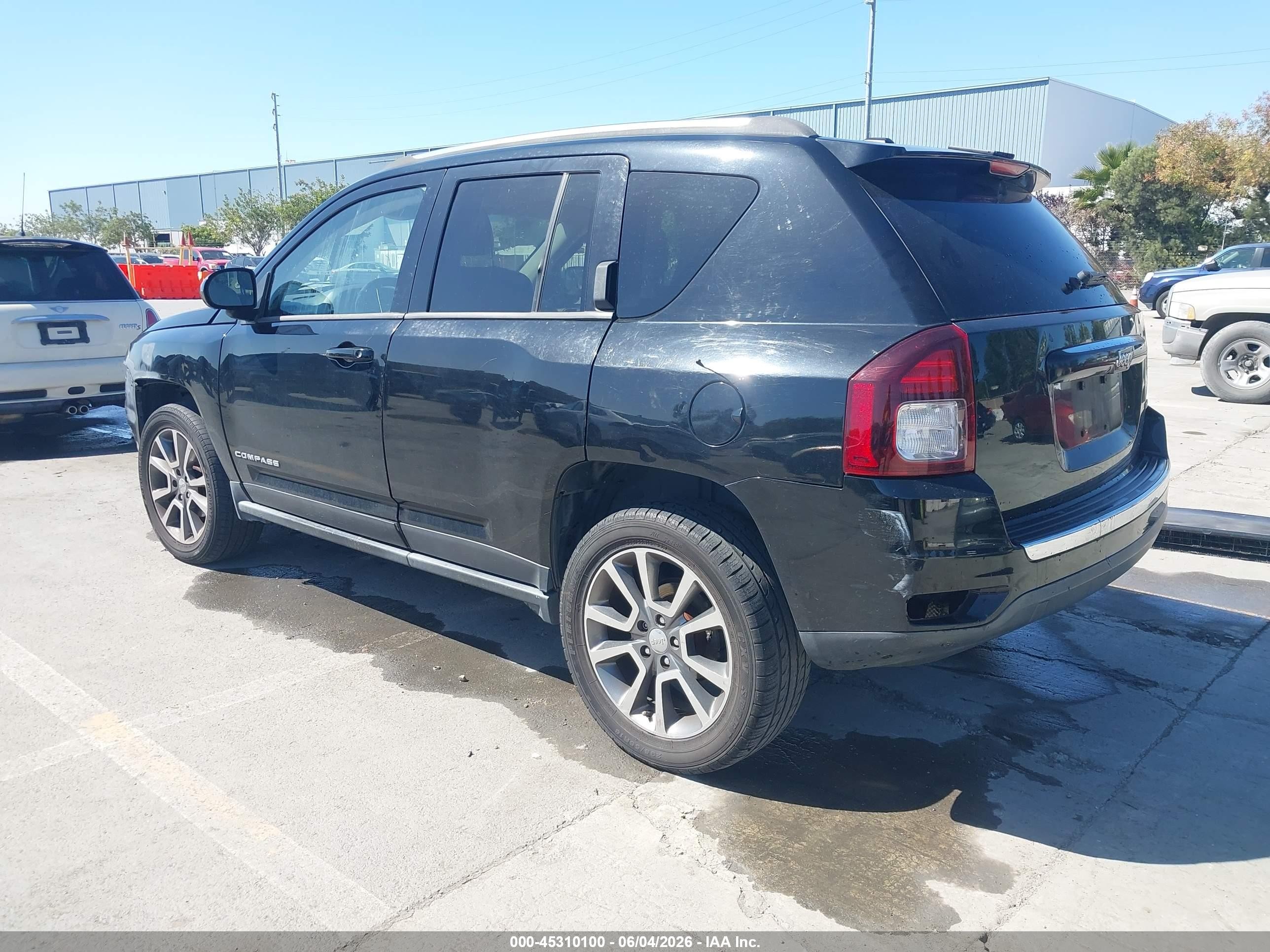 2014 Jeep Compass Limited Black vin: 1C4NJCCB3ED653326