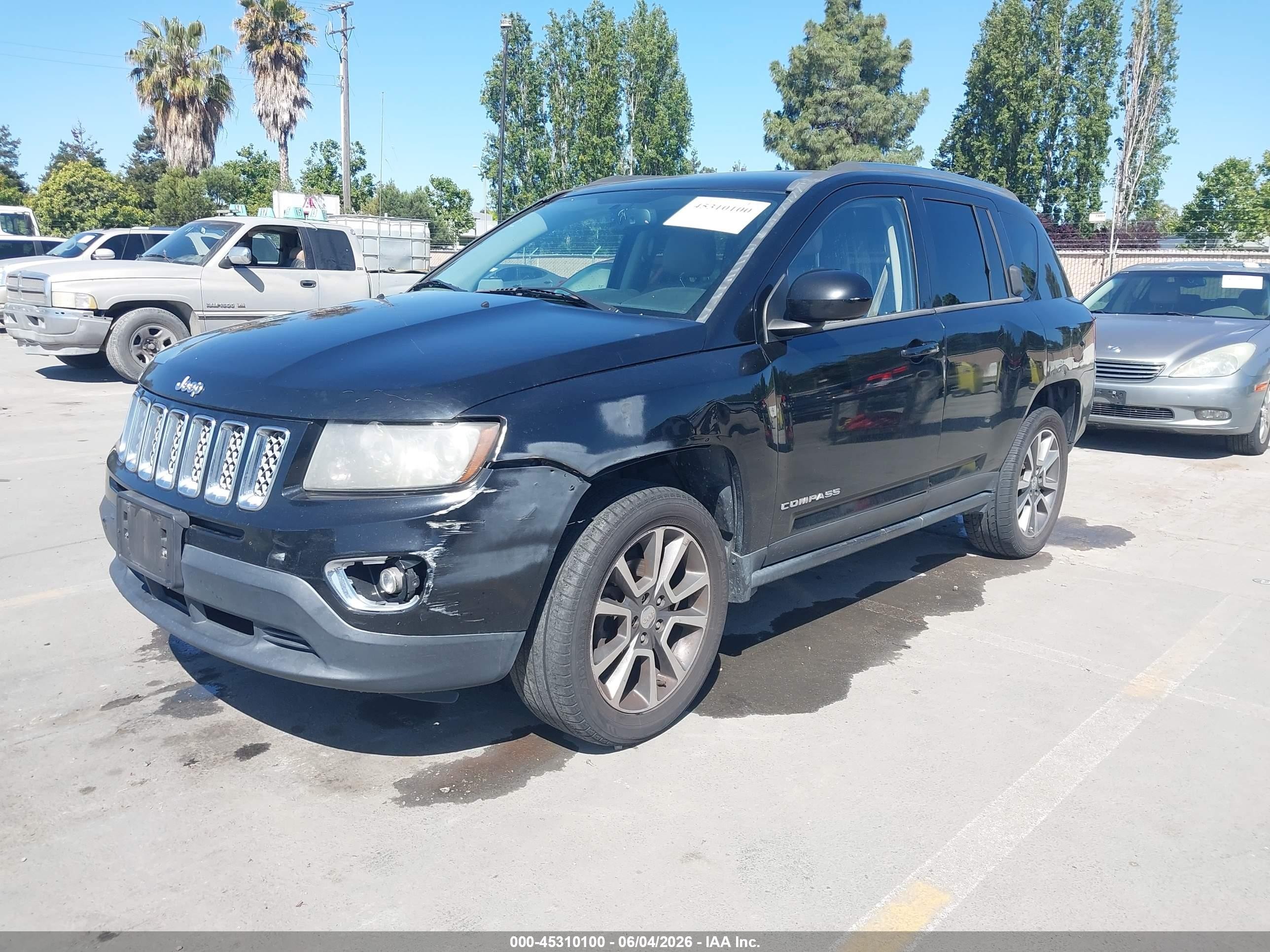 2014 Jeep Compass Limited Black vin: 1C4NJCCB3ED653326