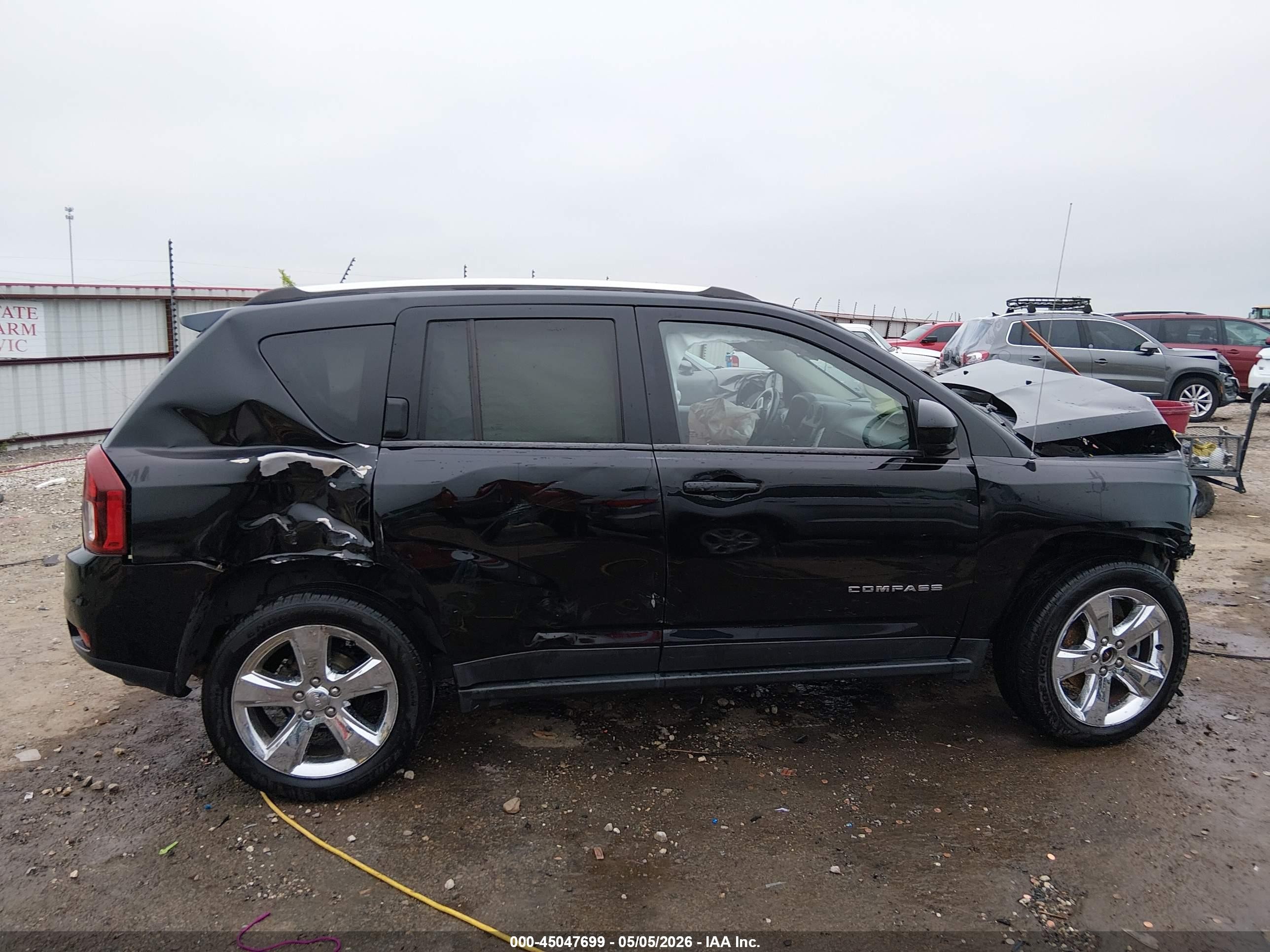 2014 Jeep Compass Limited Black vin: 1C4NJCCB3ED737419