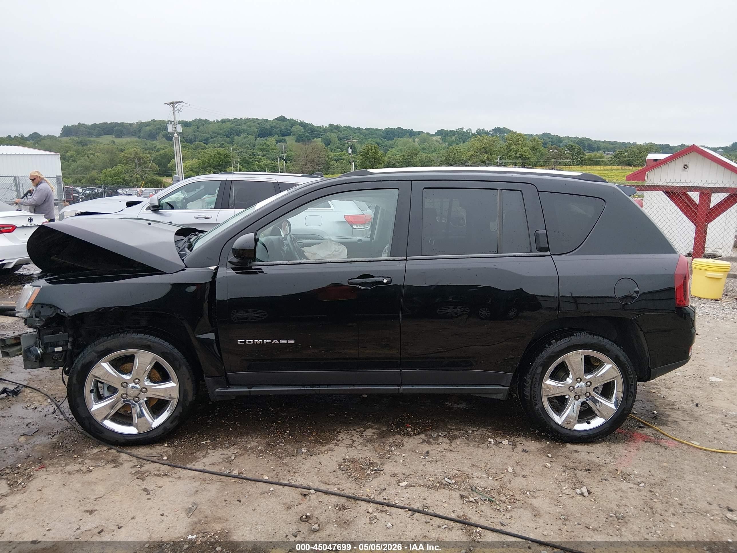 2014 Jeep Compass Limited Black vin: 1C4NJCCB3ED737419