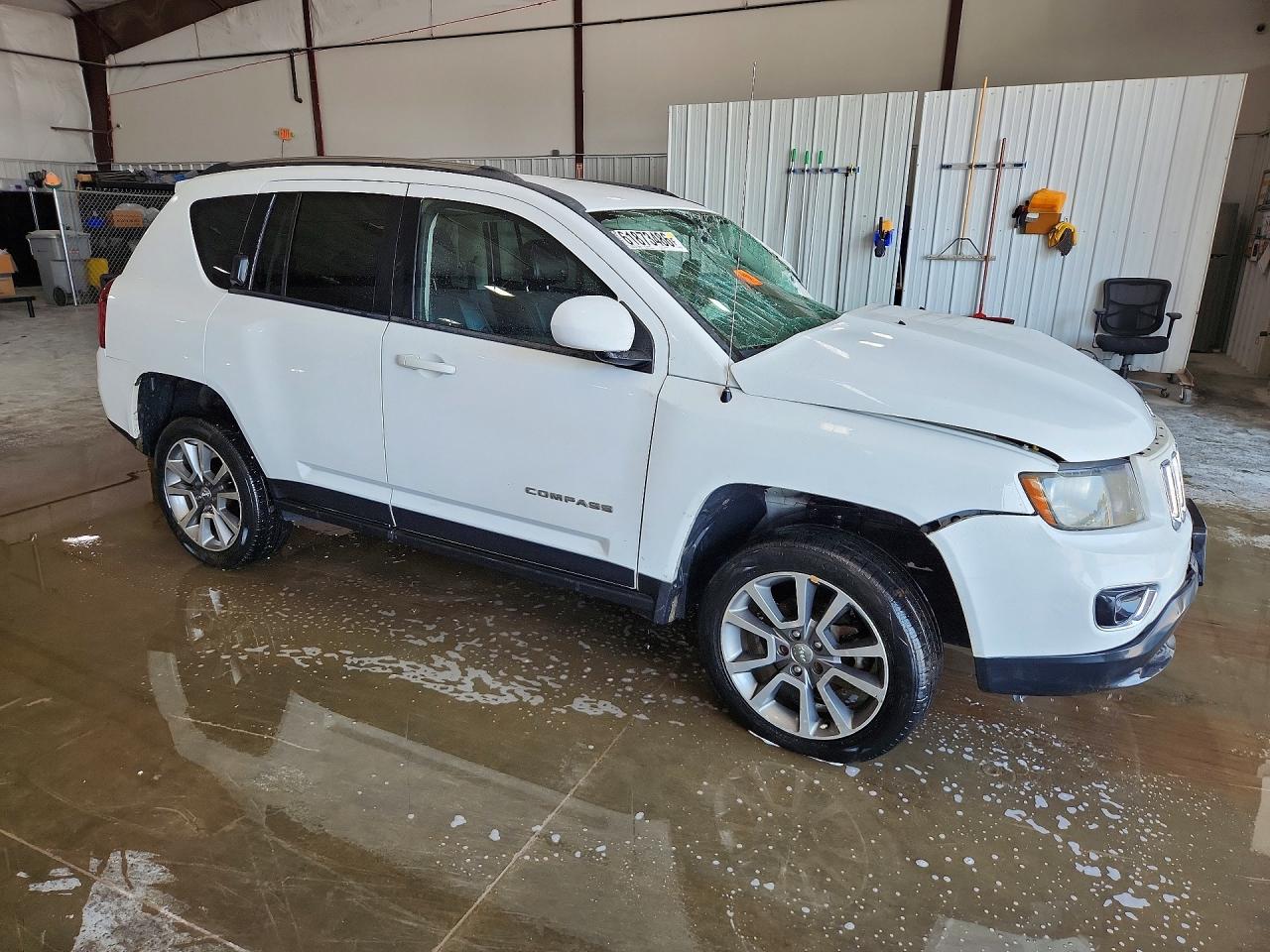 2014 Jeep Compass Limited Белый vin: 1C4NJCCB3ED877115