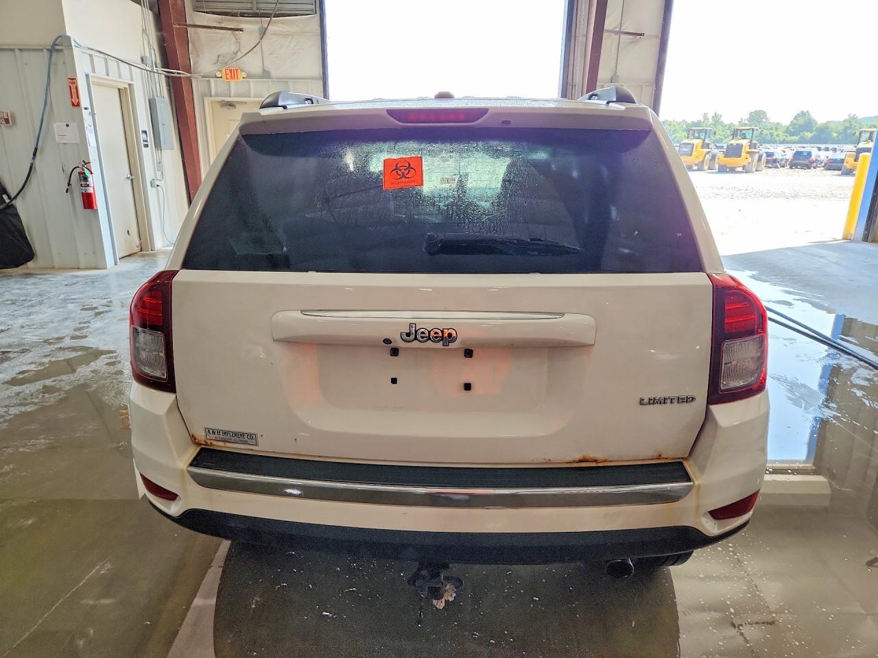 2014 Jeep Compass Limited Белый vin: 1C4NJCCB3ED877115
