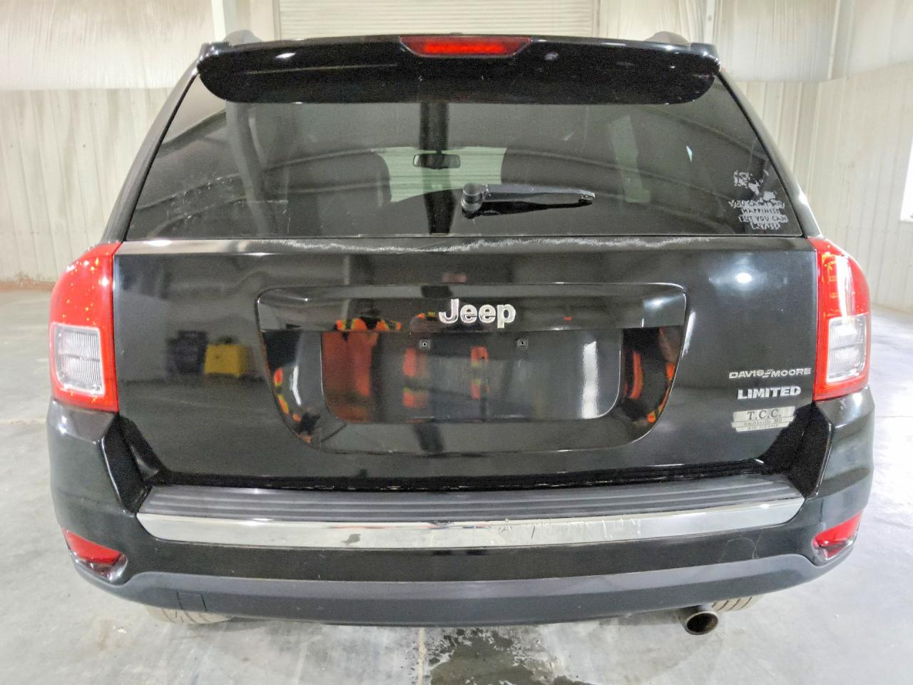2012 Jeep Compass Limited Black vin: 1C4NJCCB4CD718956