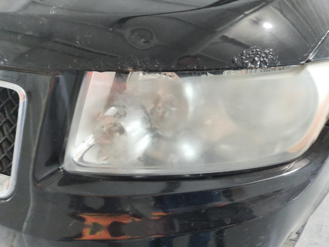 2012 Jeep Compass Limited Black vin: 1C4NJCCB4CD718956 Damage: Left Head Lamp, Faded, Repair Required