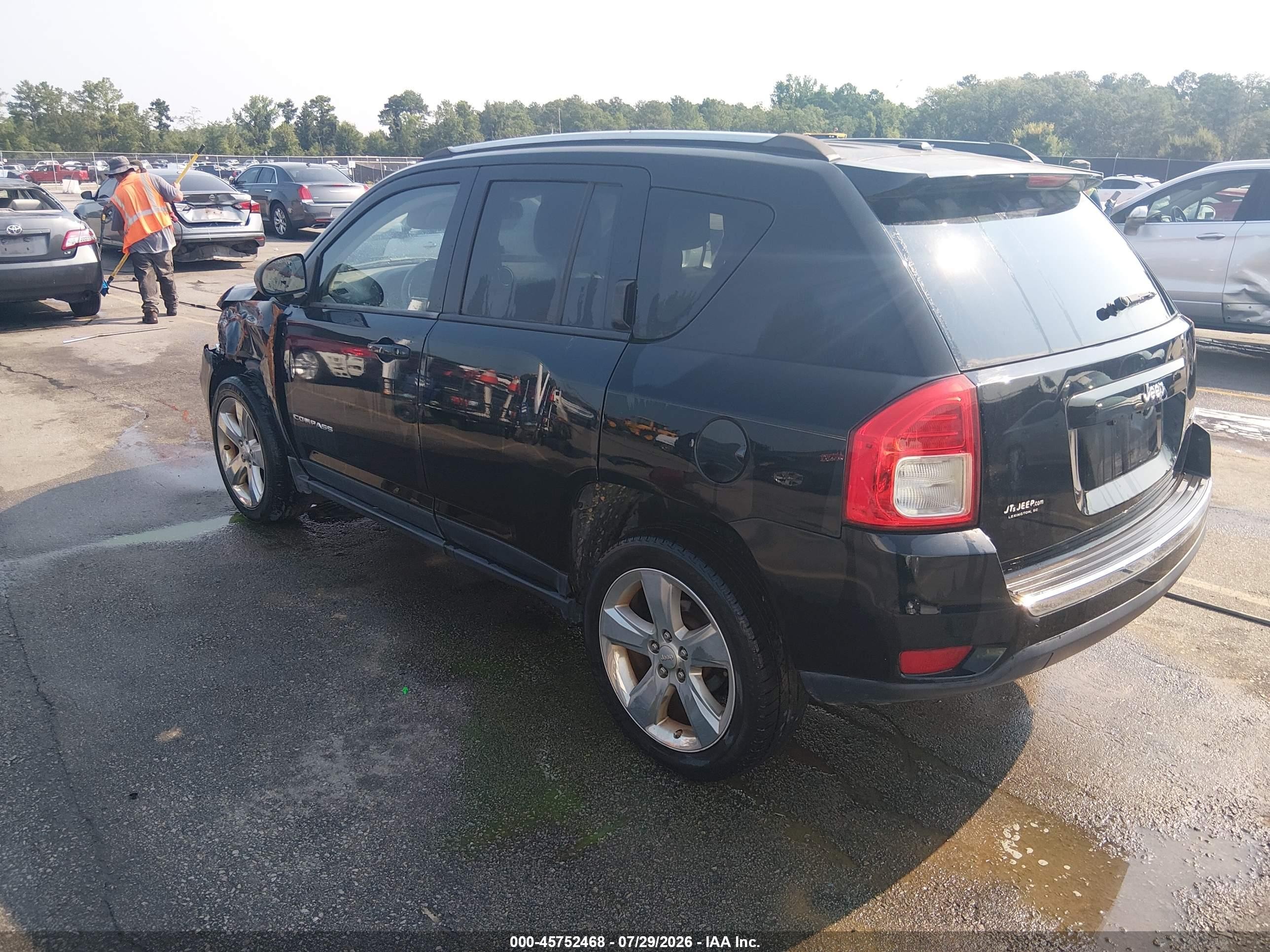 2012 Jeep Compass Limited Black vin: 1C4NJCCB5CD623564