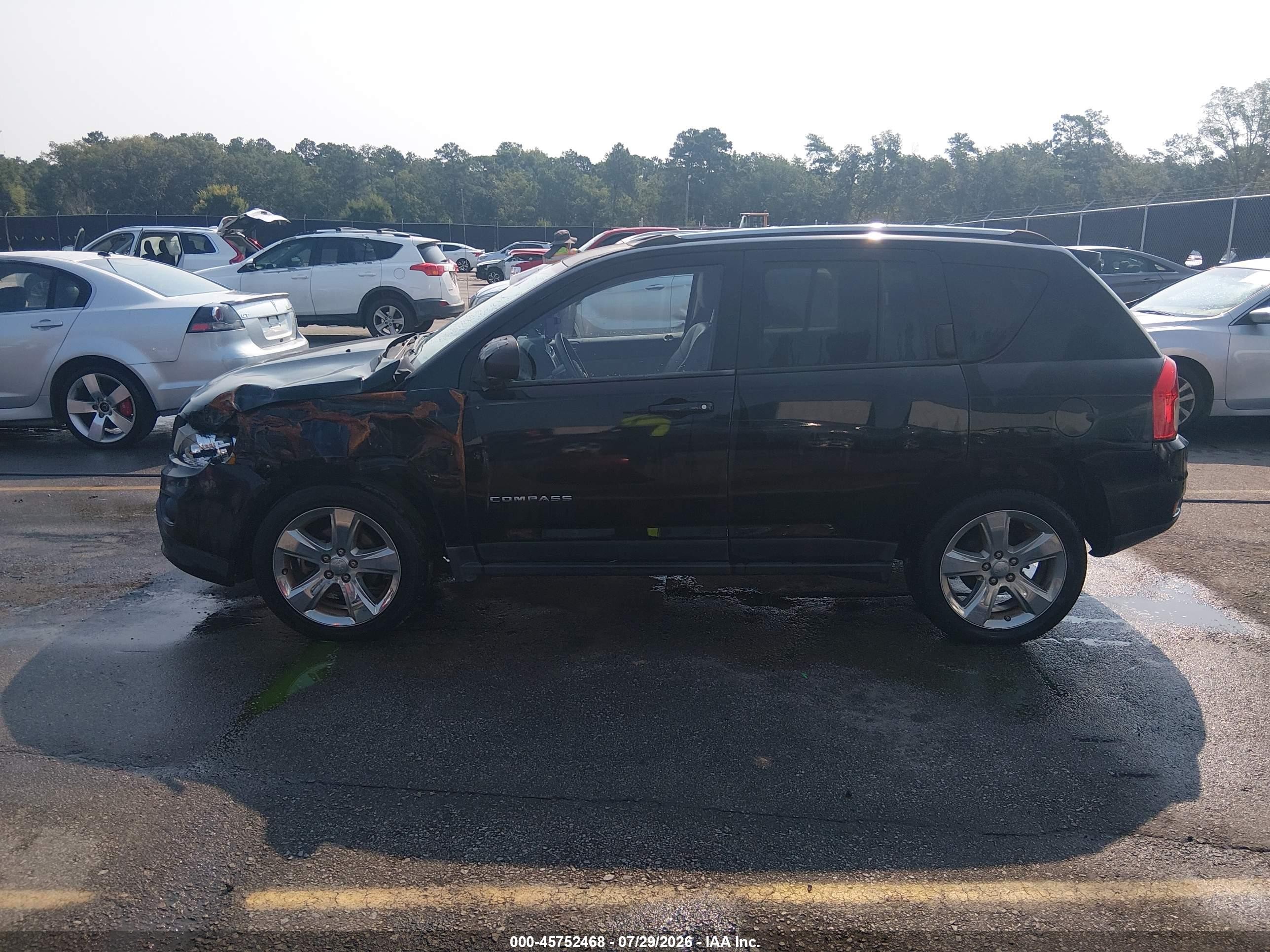2012 Jeep Compass Limited Black vin: 1C4NJCCB5CD623564