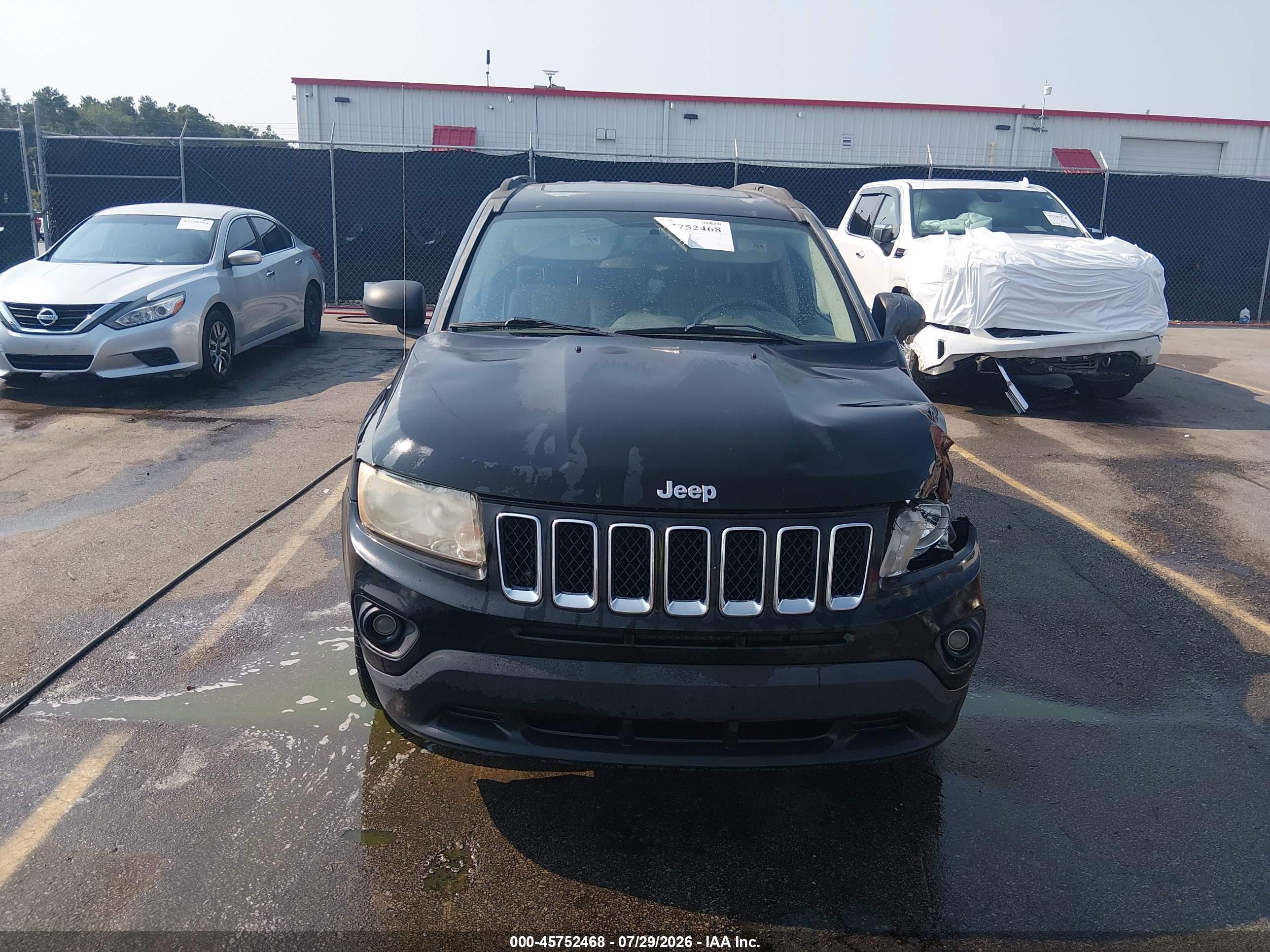 2012 Jeep Compass Limited Black vin: 1C4NJCCB5CD623564