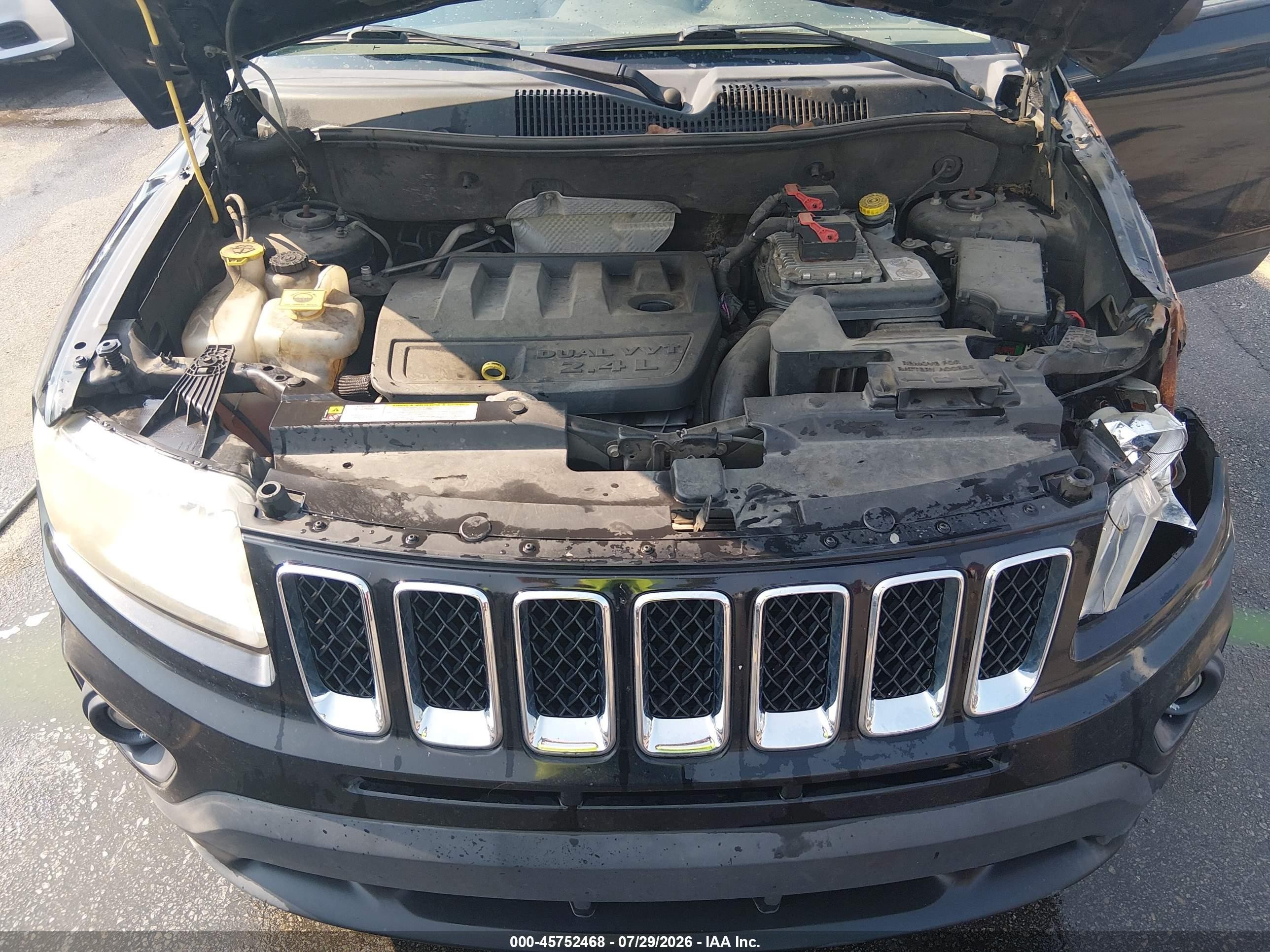 2012 Jeep Compass Limited Black vin: 1C4NJCCB5CD623564