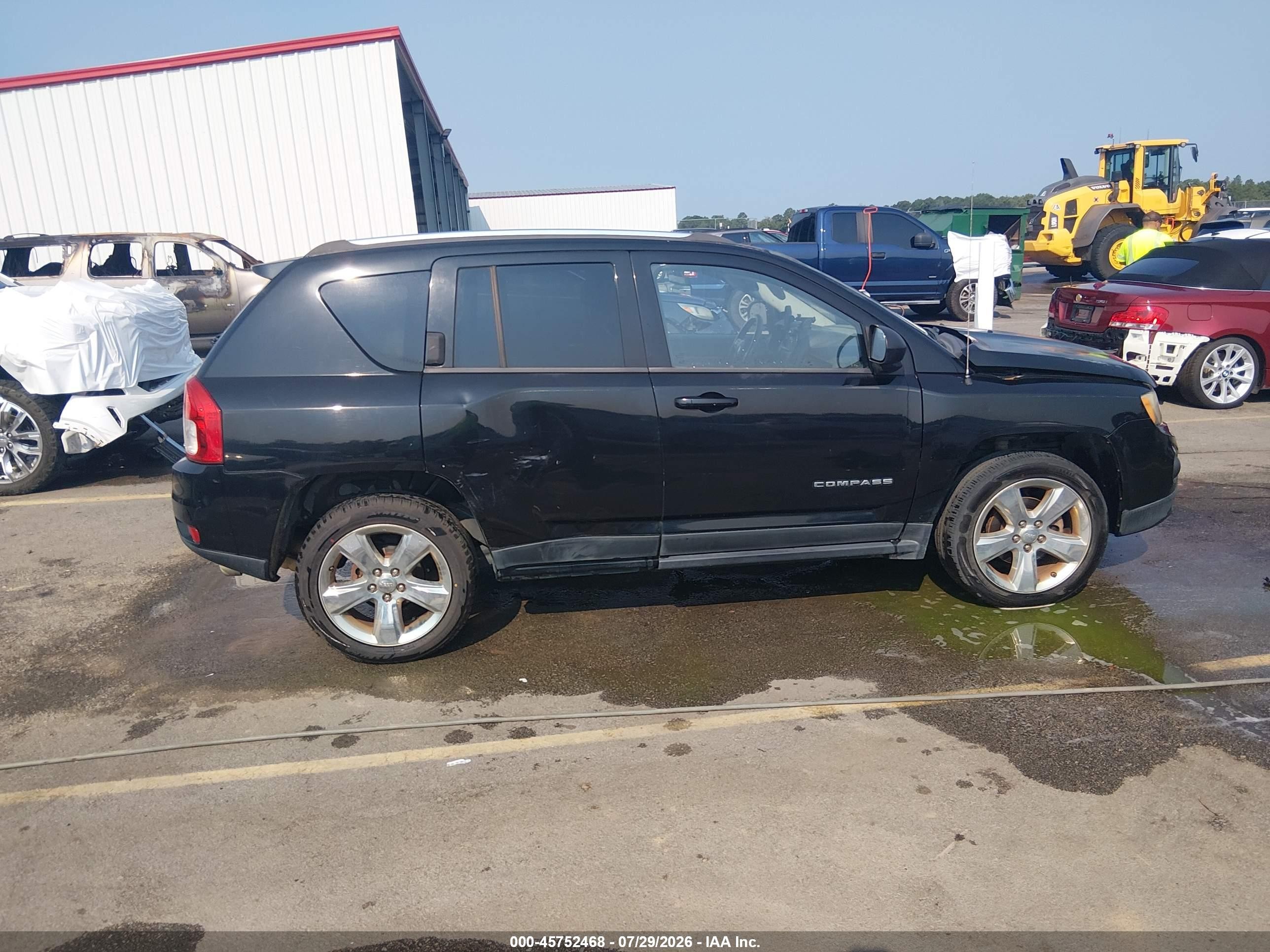 2012 Jeep Compass Limited Black vin: 1C4NJCCB5CD623564